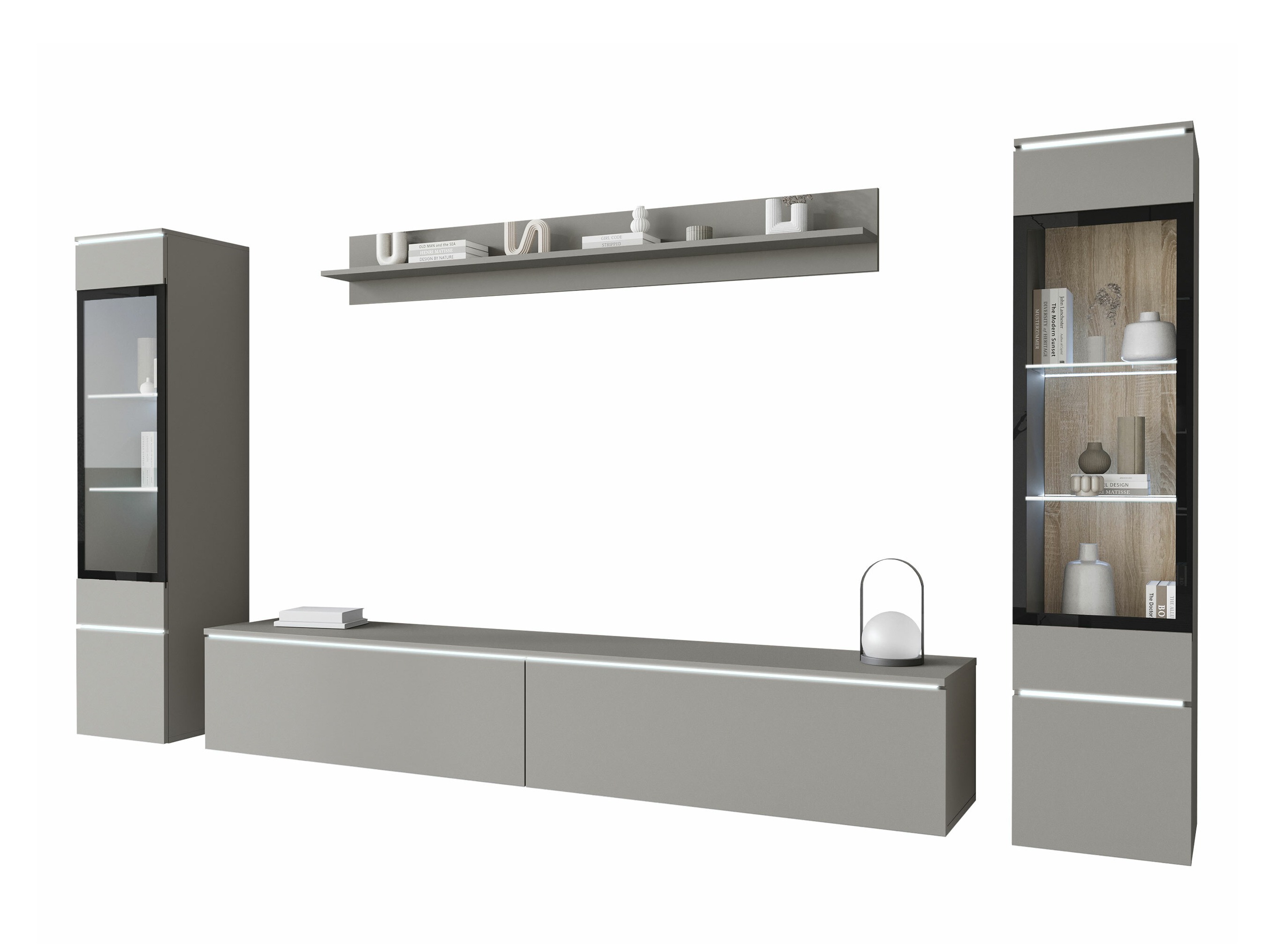 Olohuonesetti Sarasota 126 (Harmaa)