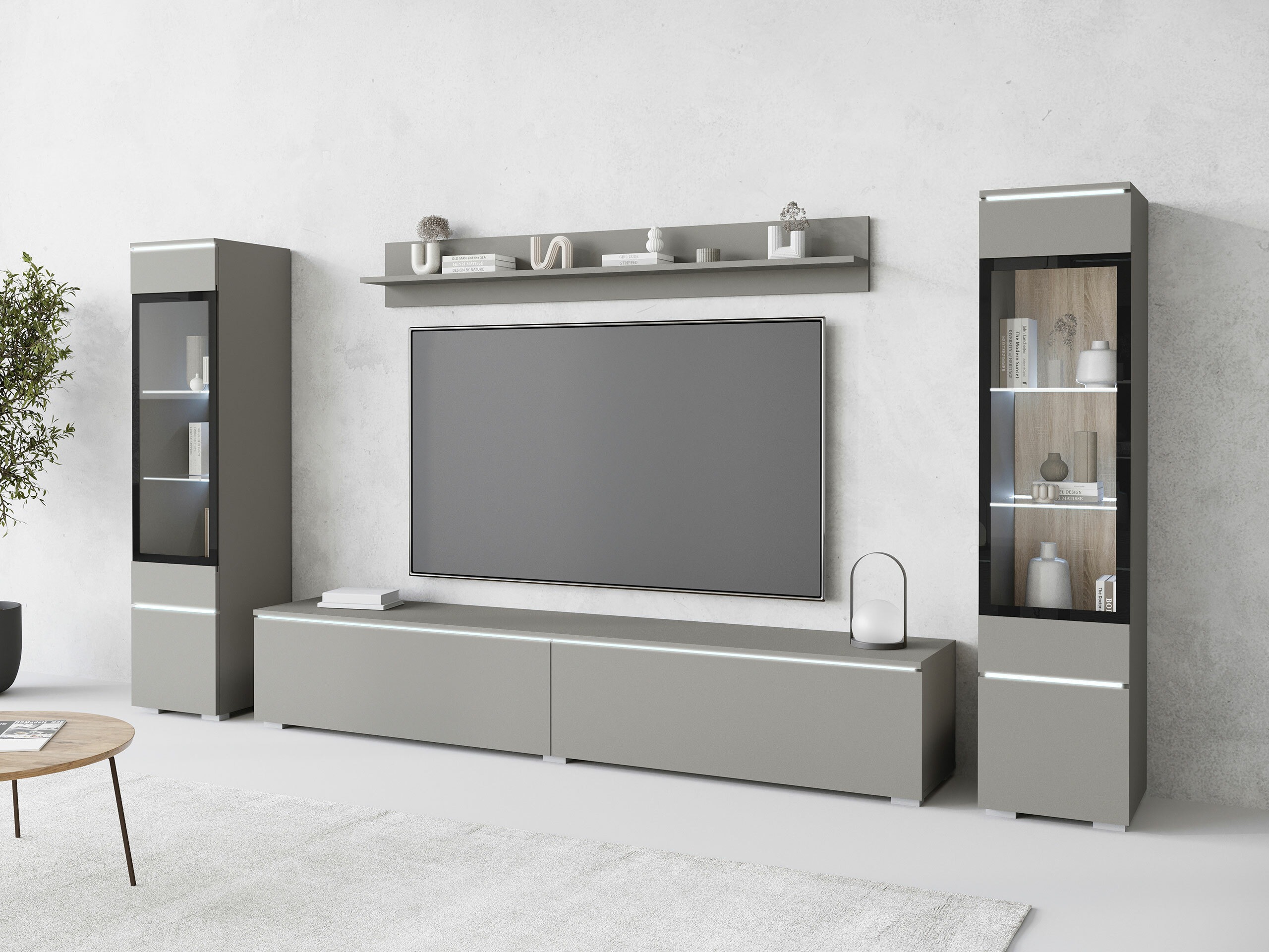 Olohuonesetti Sarasota 126 (Harmaa)