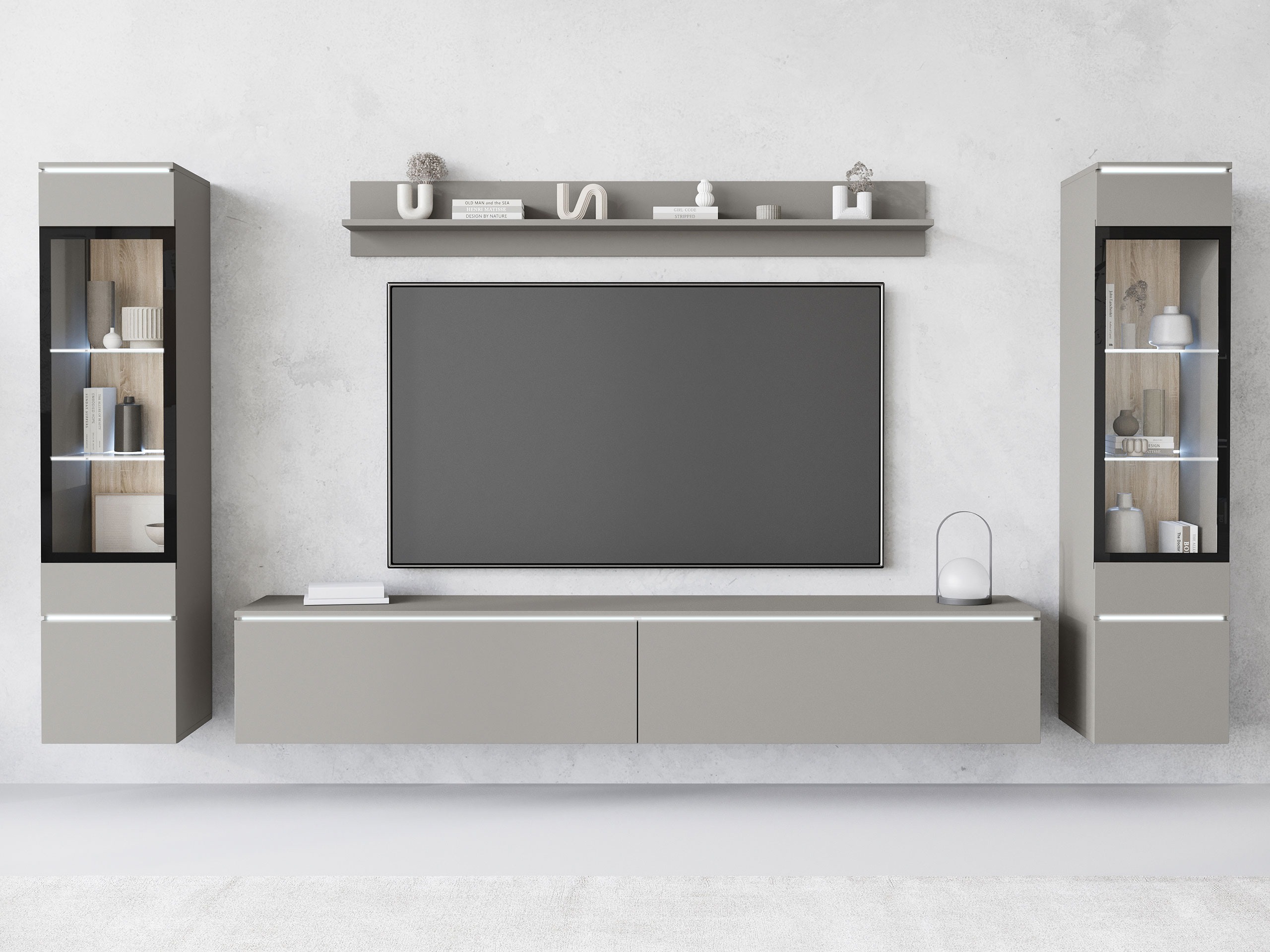 Olohuonesetti Sarasota 126 (Harmaa)