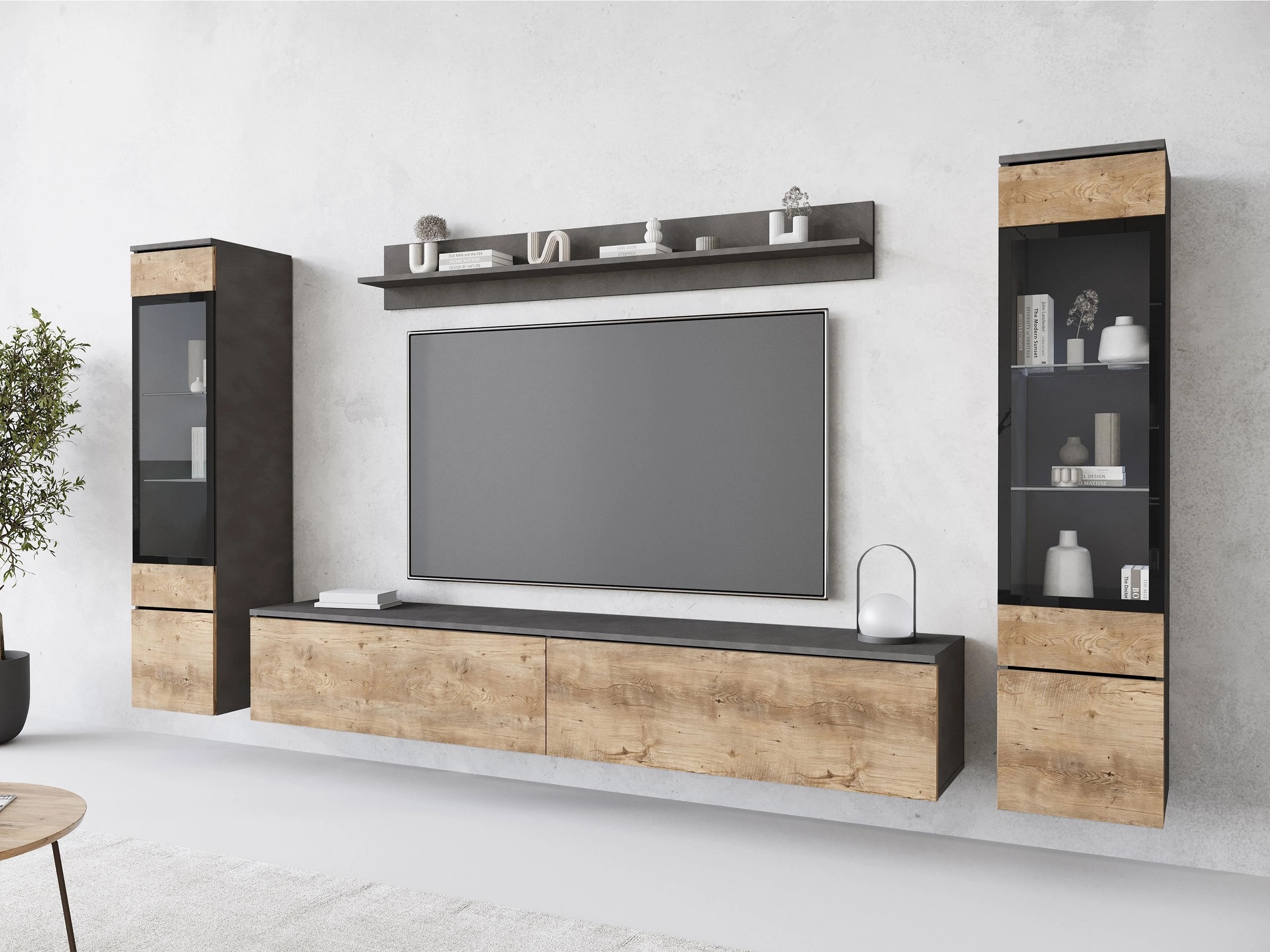 Olohuonesetti Sarasota 126 (Matera-harmaa + Kastanja)