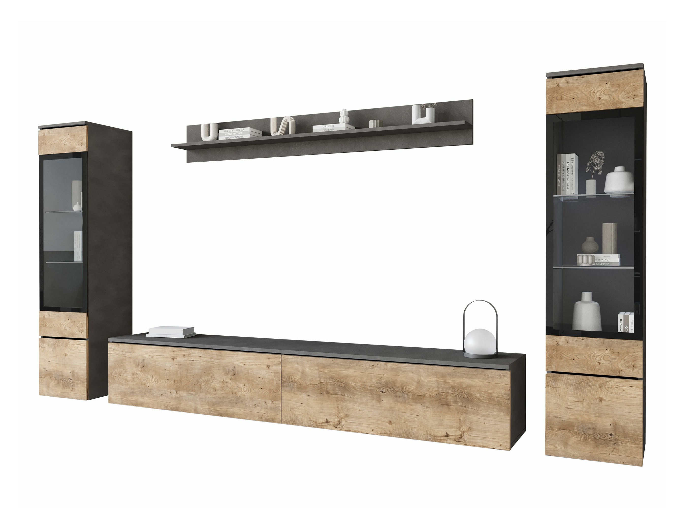 Olohuonesetti Sarasota 126 (Matera-harmaa + Kastanja)