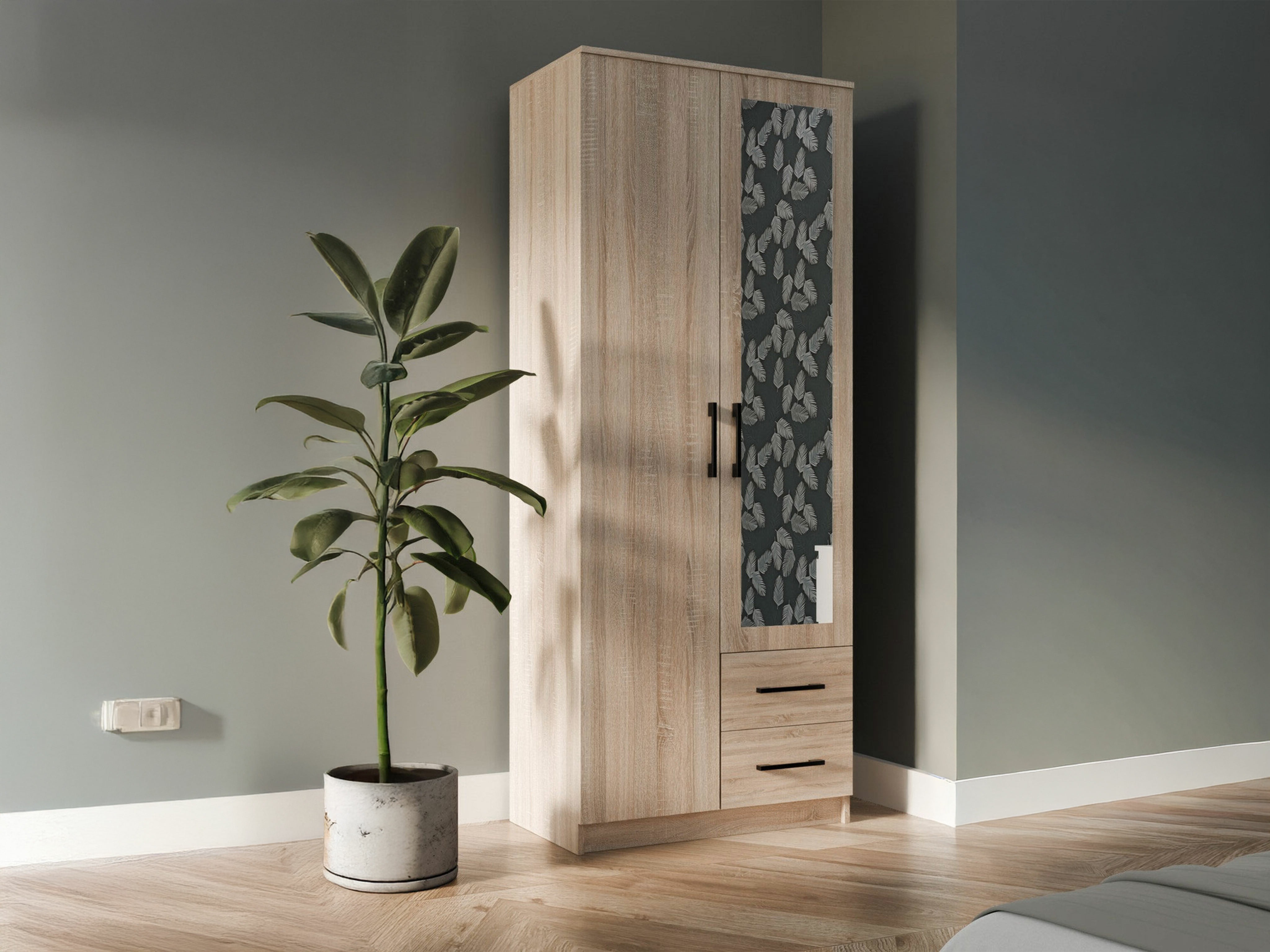 Vaatekaappi Mandeville 247 (Sonoma-tammi)