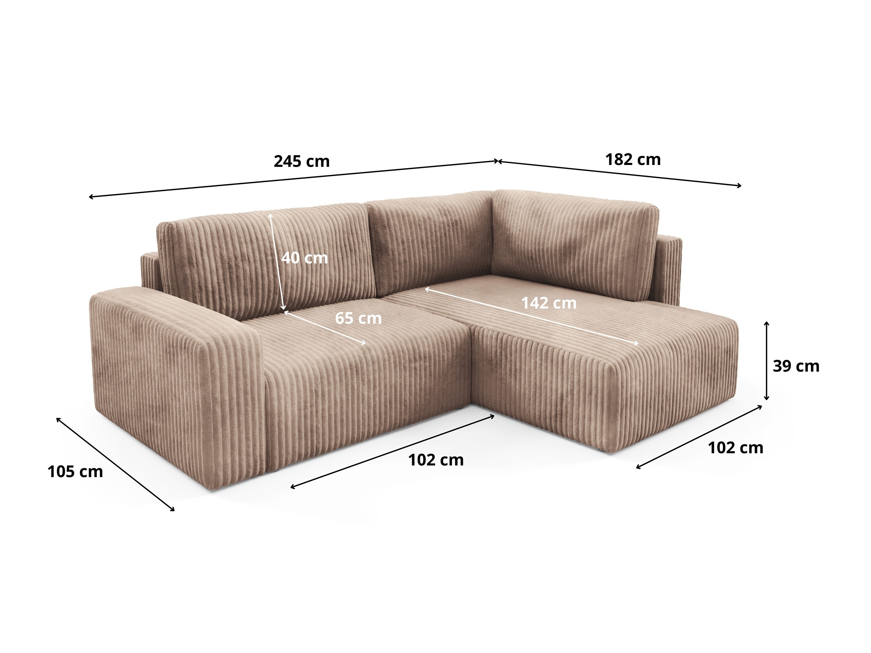 Kulmasohva Franklin 162 (Vasen)