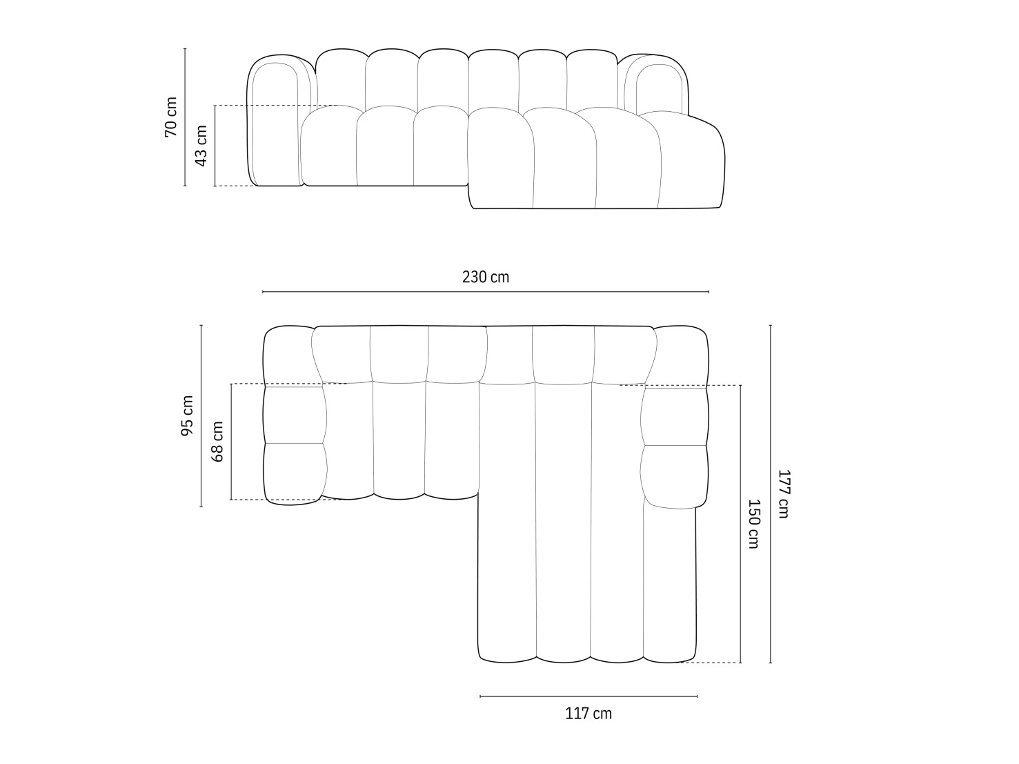Moduulikulmasohva Cirleve 104 (Baloo 2073)