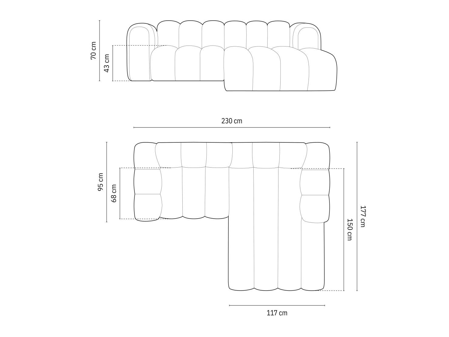 Moduulikulmasohva Cirleve 104 (Baloo 2074)