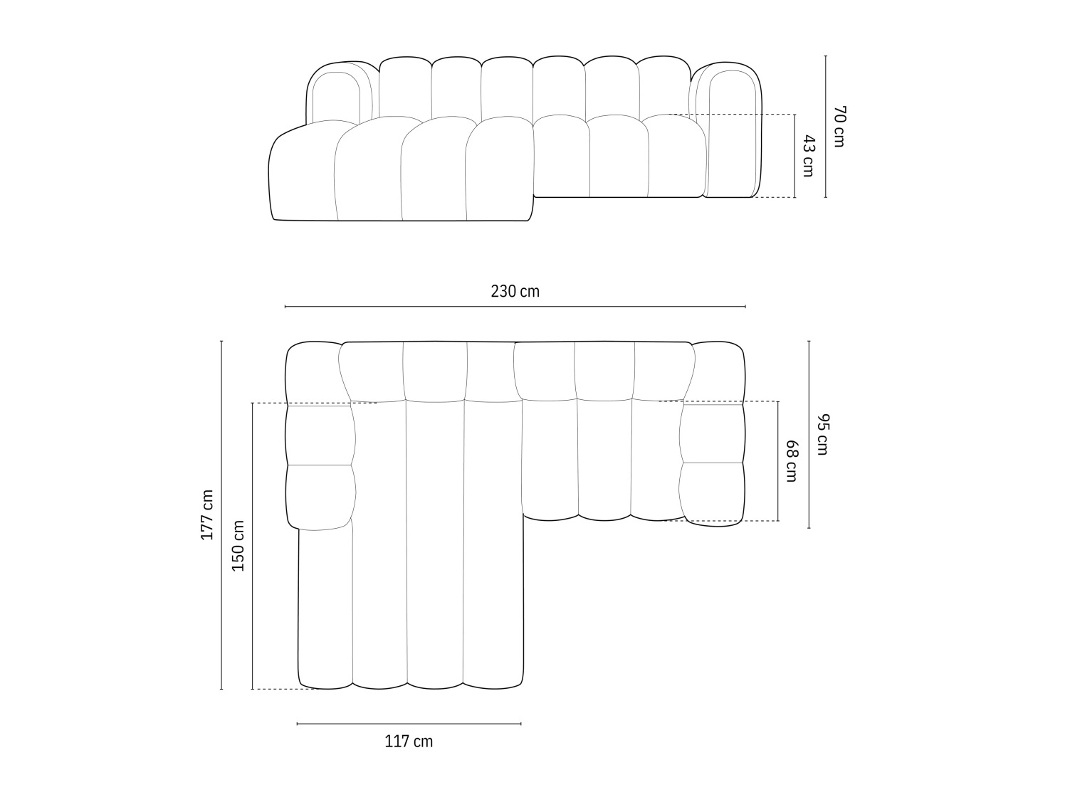 Moduulikulmasohva Cirleve 104 (Baloo 2090)