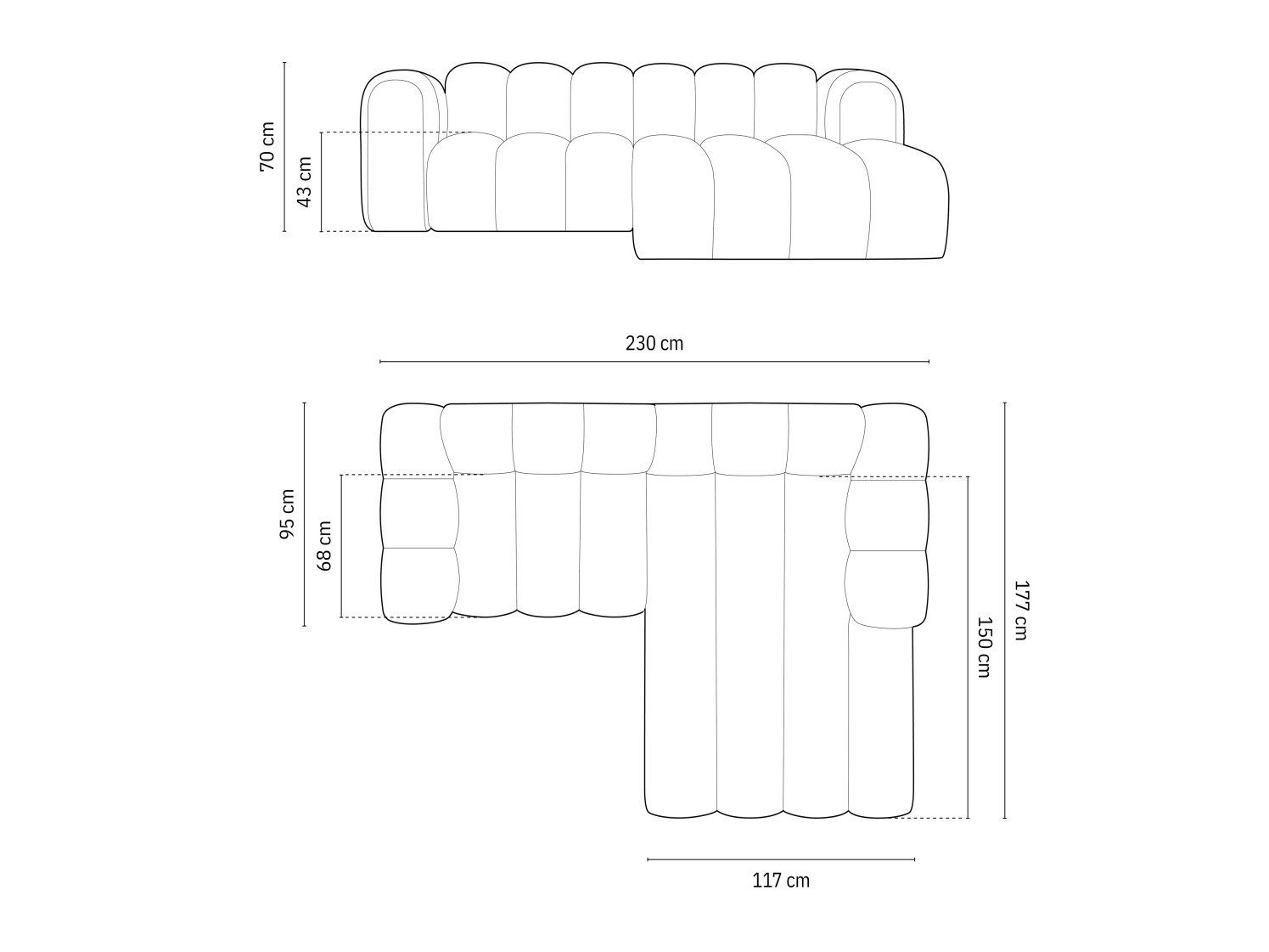 Moduulikulmasohva Cirleve 104 (Baloo 2090)