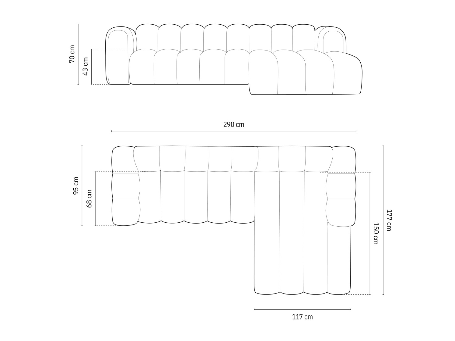 Moduulikulmasohva Cirleve 106 (Baloo 2074)
