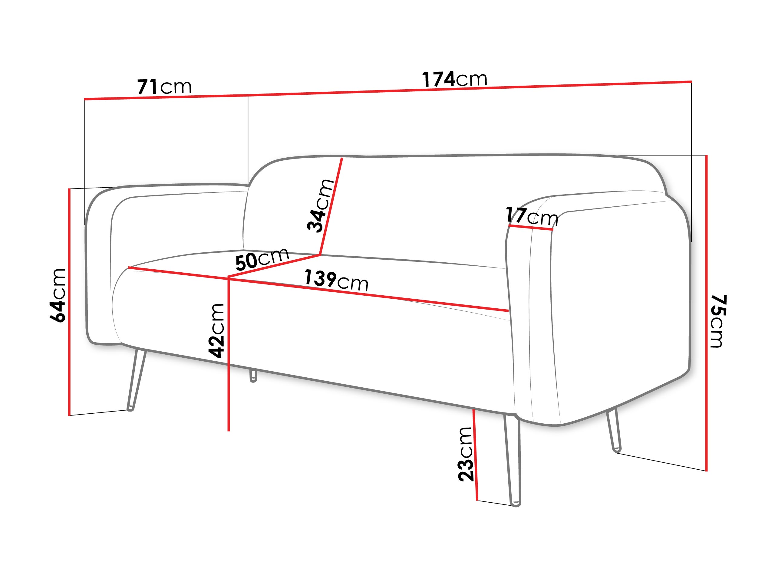 Sohva Comfivo 485 (Uttario Velvet 2978)