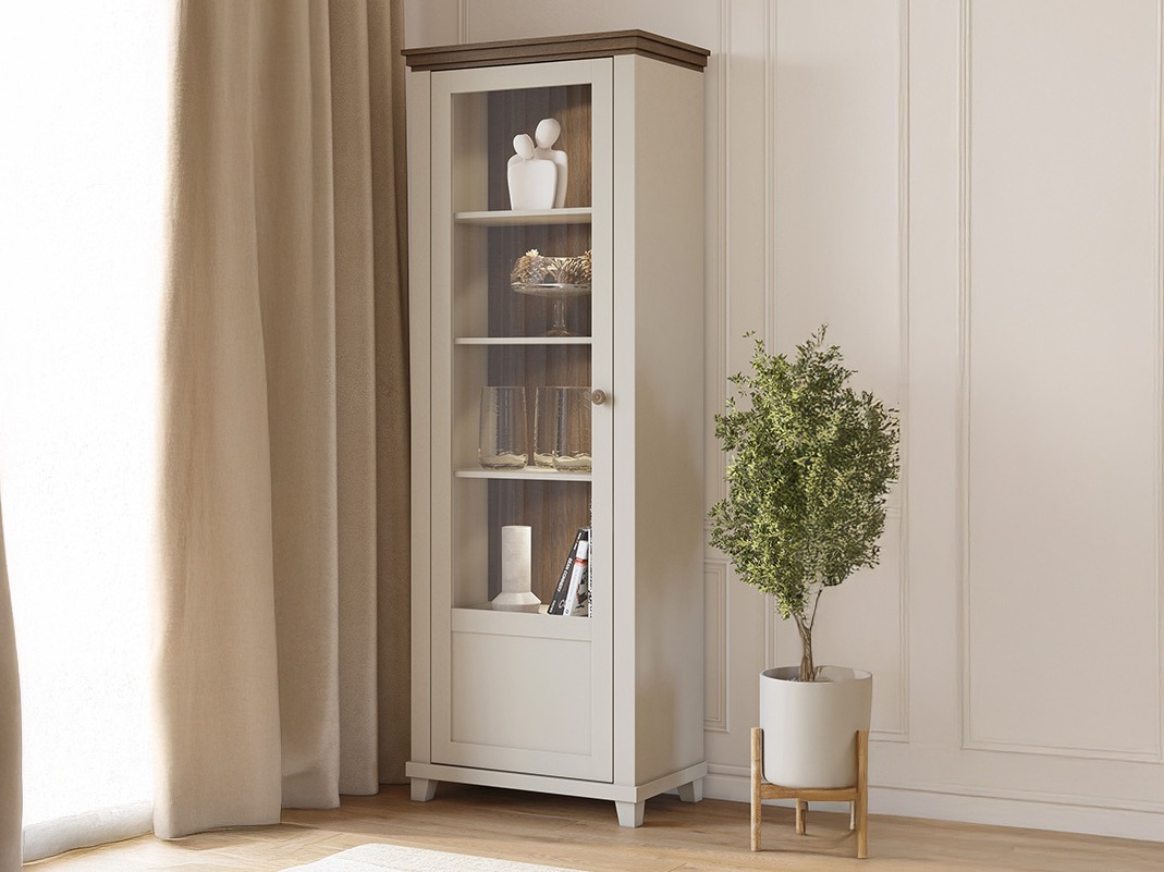 Hylly Tolnue 101 (Vaalea beige + Tammi)