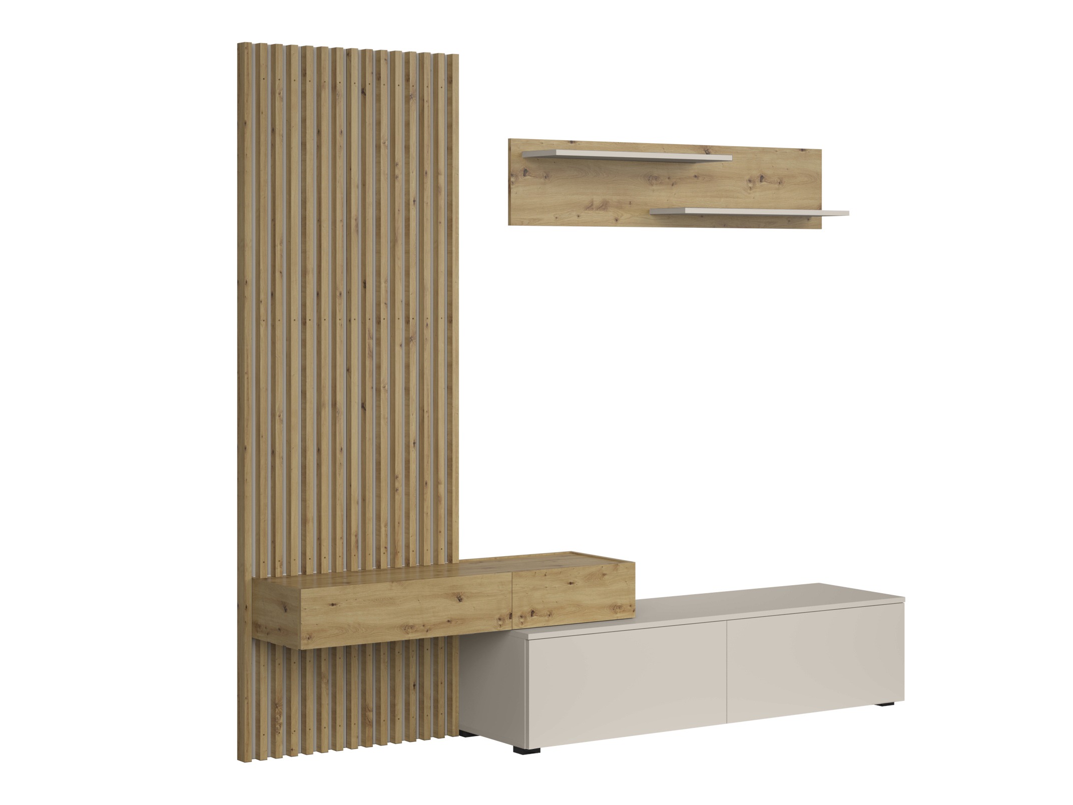 Olohuonesetti Houston 2086 (Artisaanitammi + Kashmir)