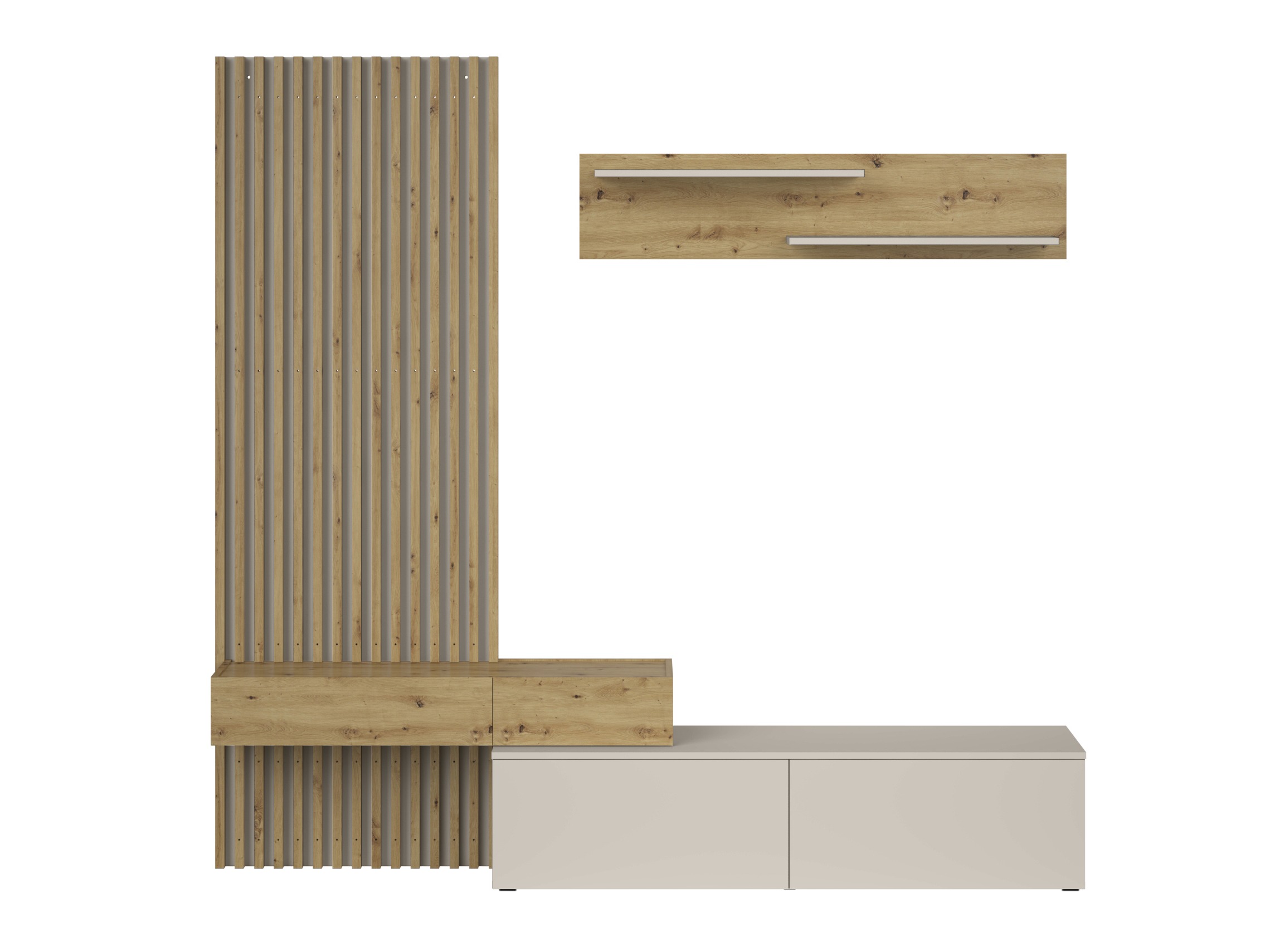 Olohuonesetti Houston 2086 (Artisaanitammi + Kashmir)