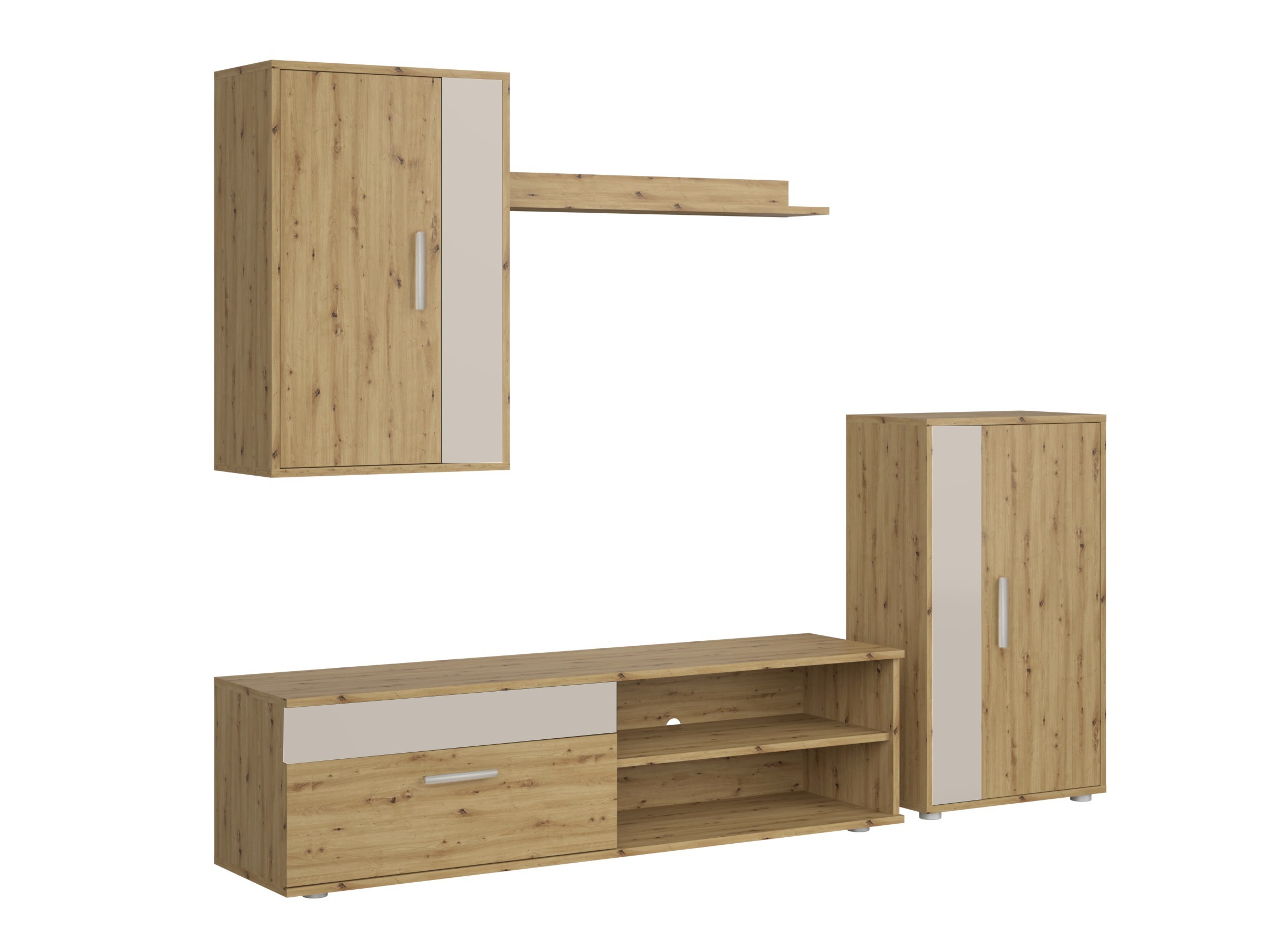 Olohuonesetti Houston 2087 (Artisaanitammi + Kashmir)