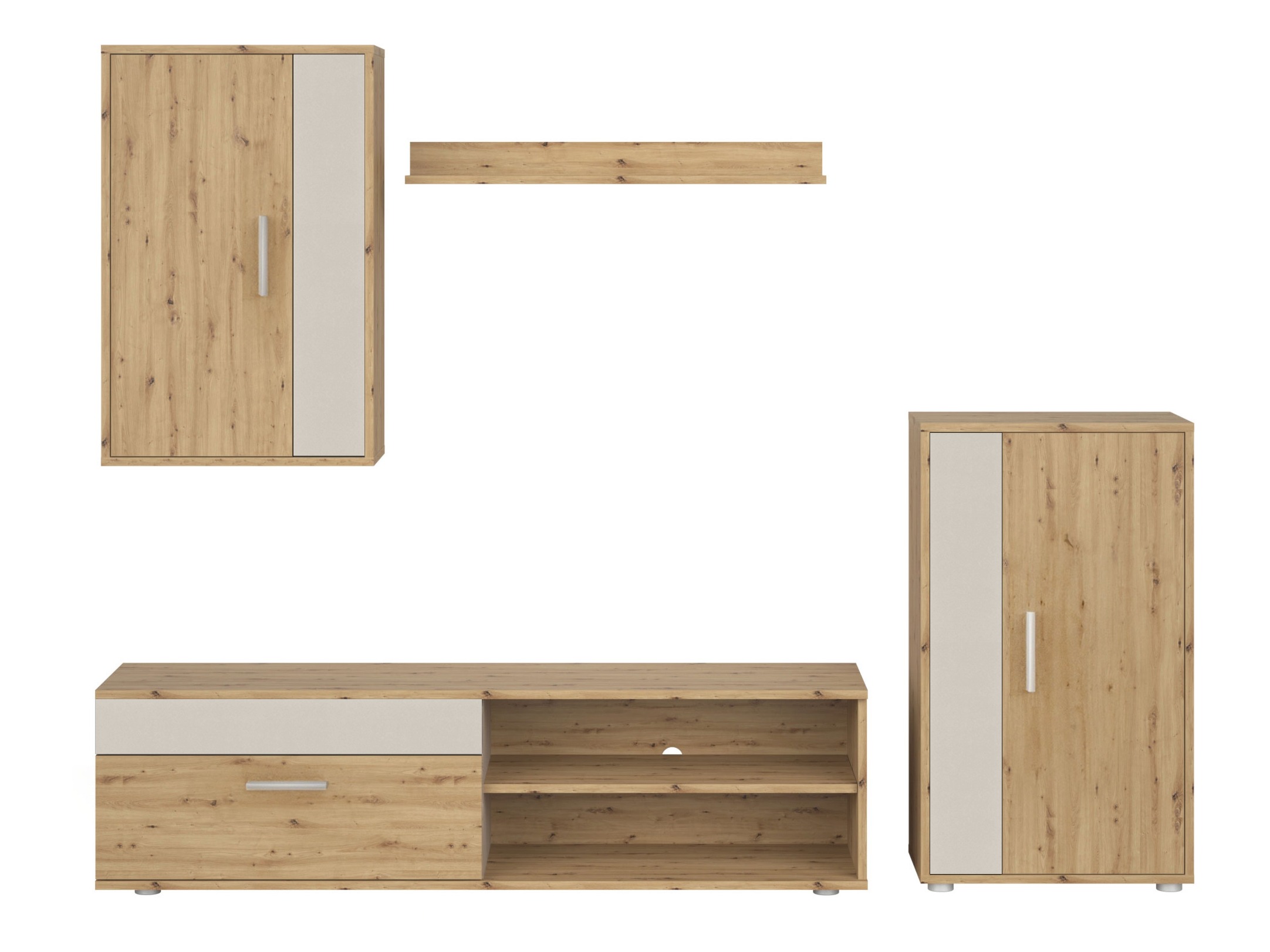 Olohuonesetti Houston 2087 (Artisaanitammi + Kashmir)