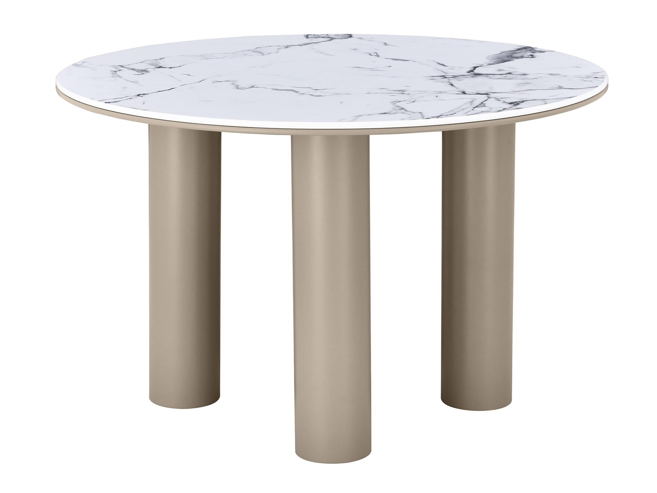 Pöytä Burleson 593 (Beige + Valkoinen marmori)