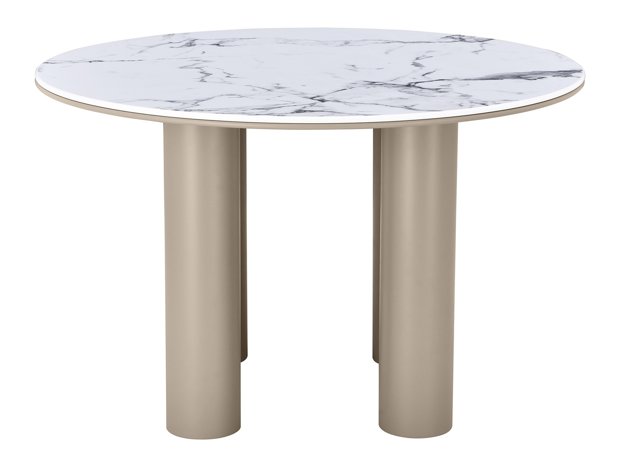 Pöytä Burleson 593 (Beige + Valkoinen marmori)