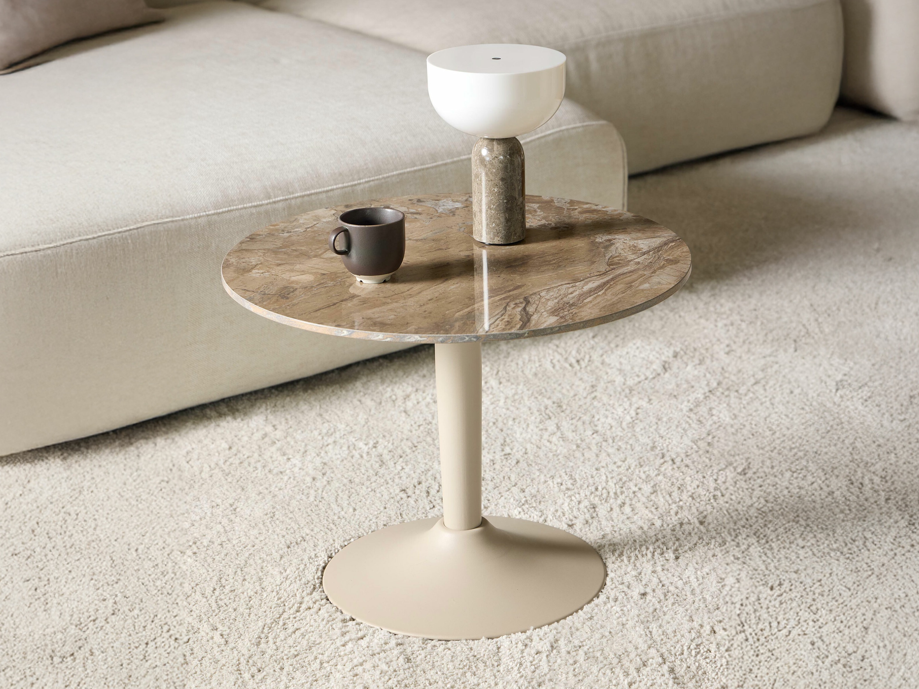 Sohvapöytä Norsica 742 (Ruskea marmori)