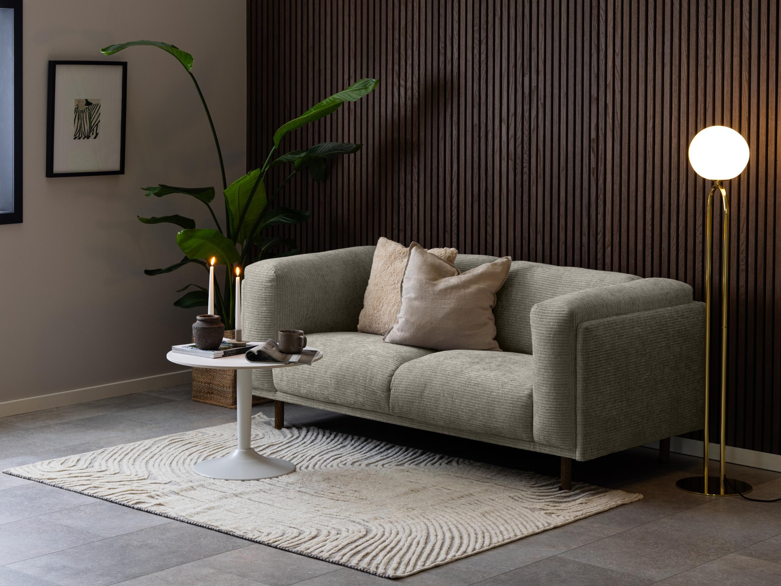 Sohvapöytä Norsica 742 (Valkoinen marmori)