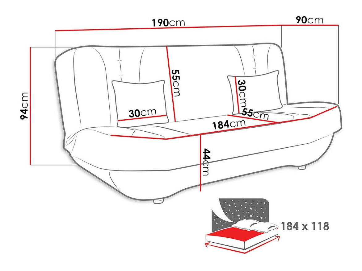 Vuodesohva SE2762 vaurioitunut pakkaus