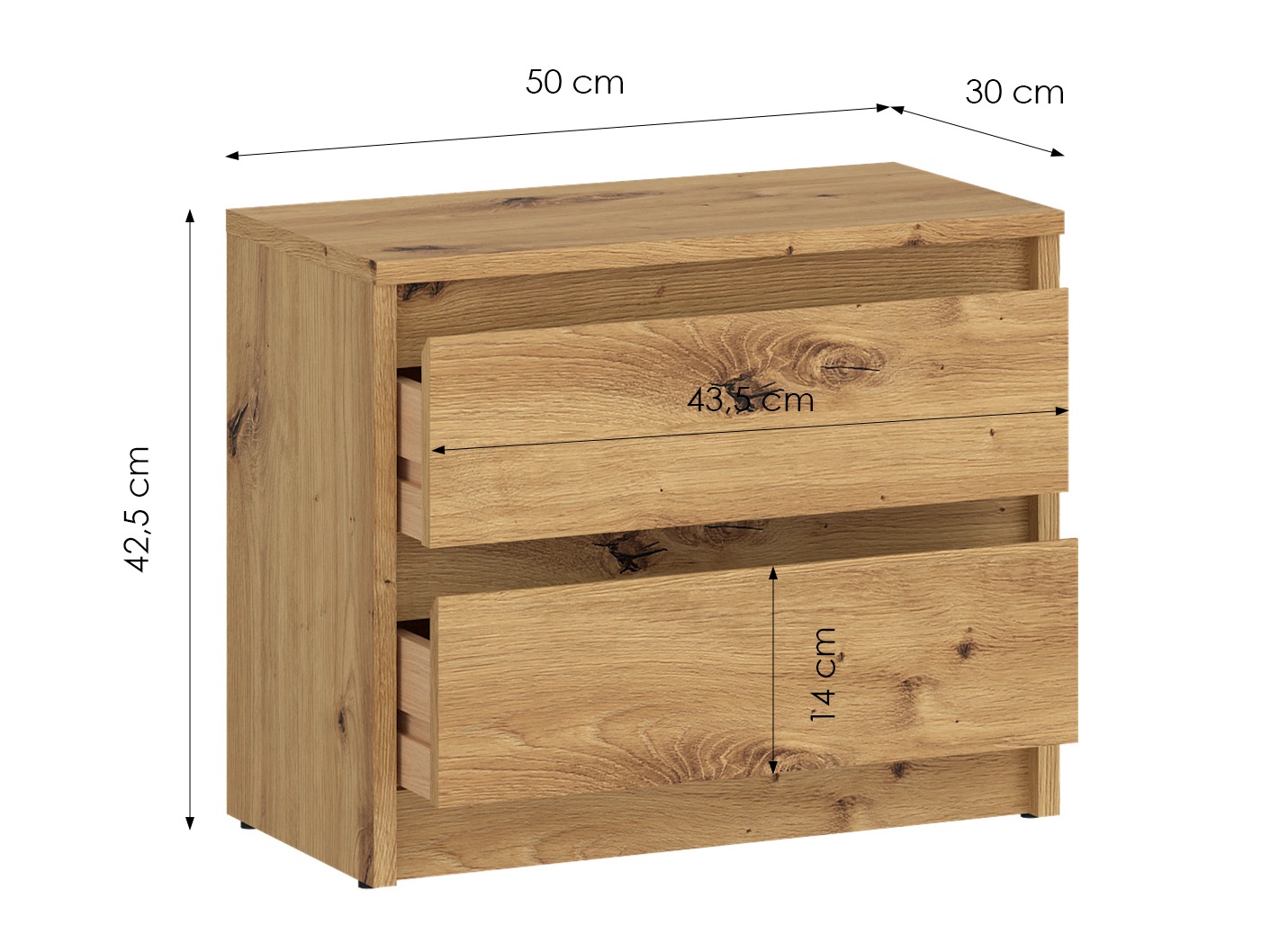 Yöpöytä Ontario 197 (Artisaanitammi)