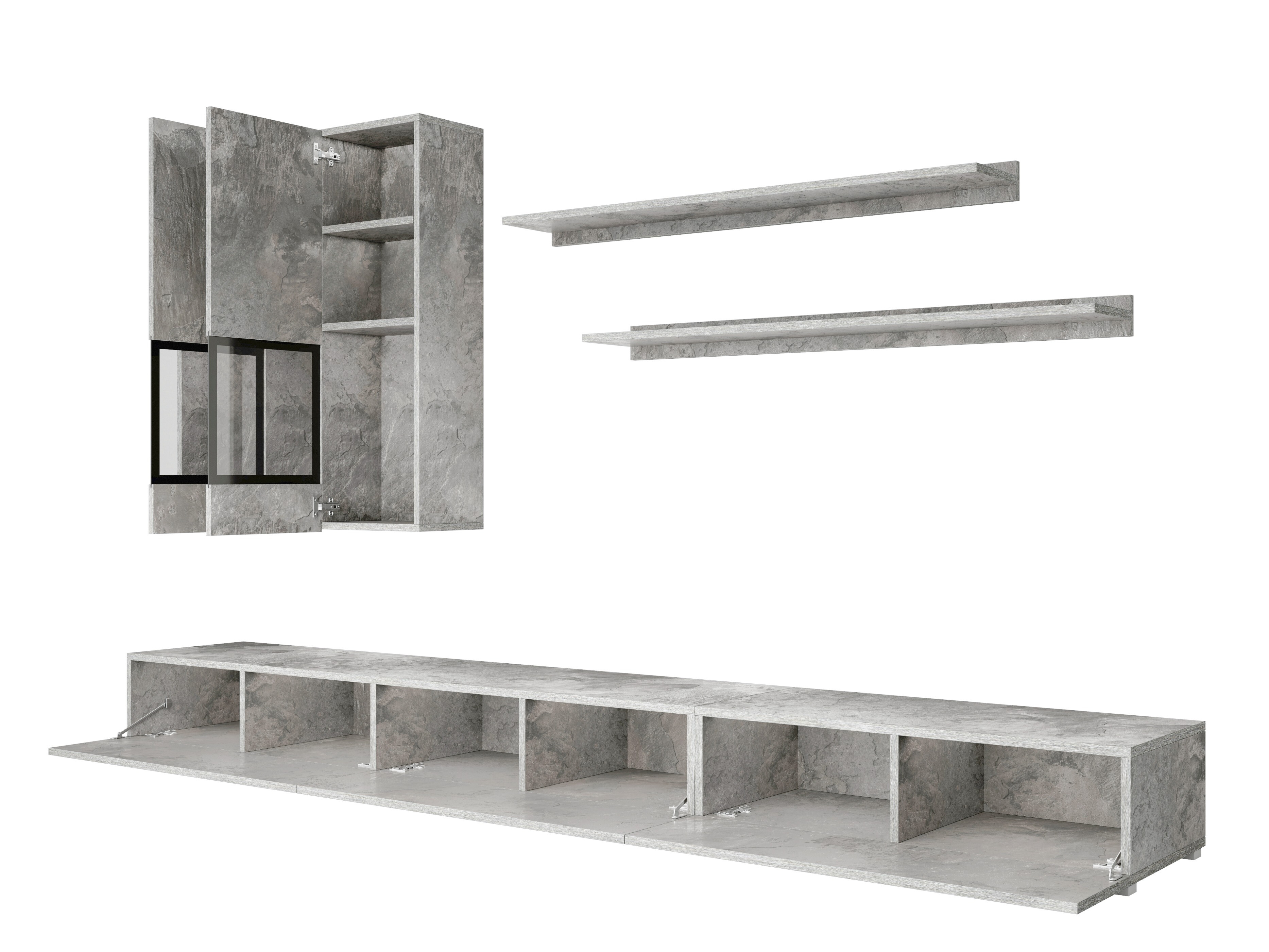 Olohuonesetti Serodeu 104 (Betoni)