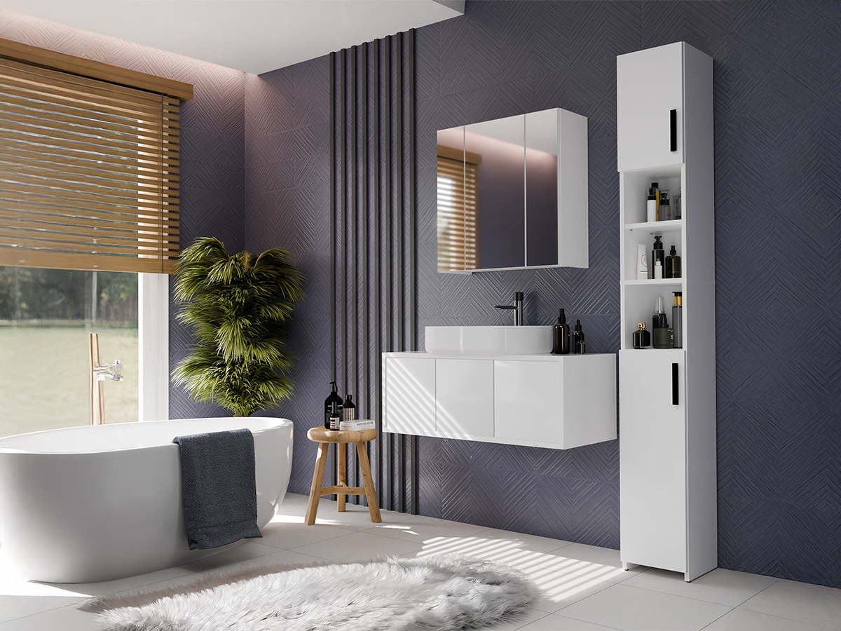 Kylpyhuoneen peilikaappi Mandeville 343