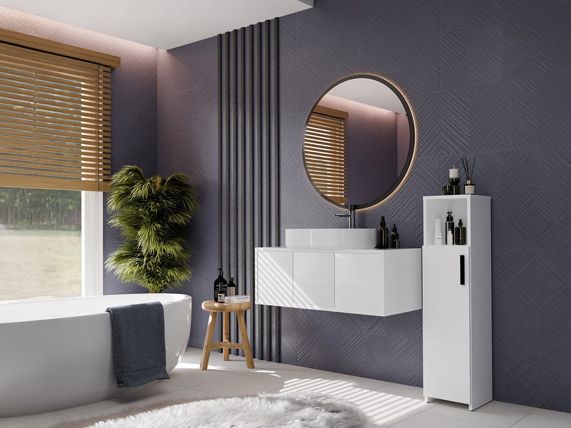 Pystymallinen kylpyhuonekaappi Mandeville 344