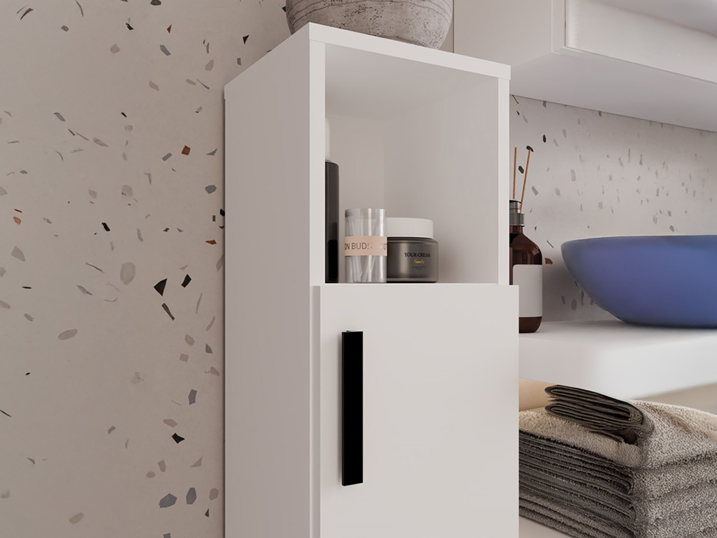 Pystymallinen kylpyhuonekaappi Mandeville 344