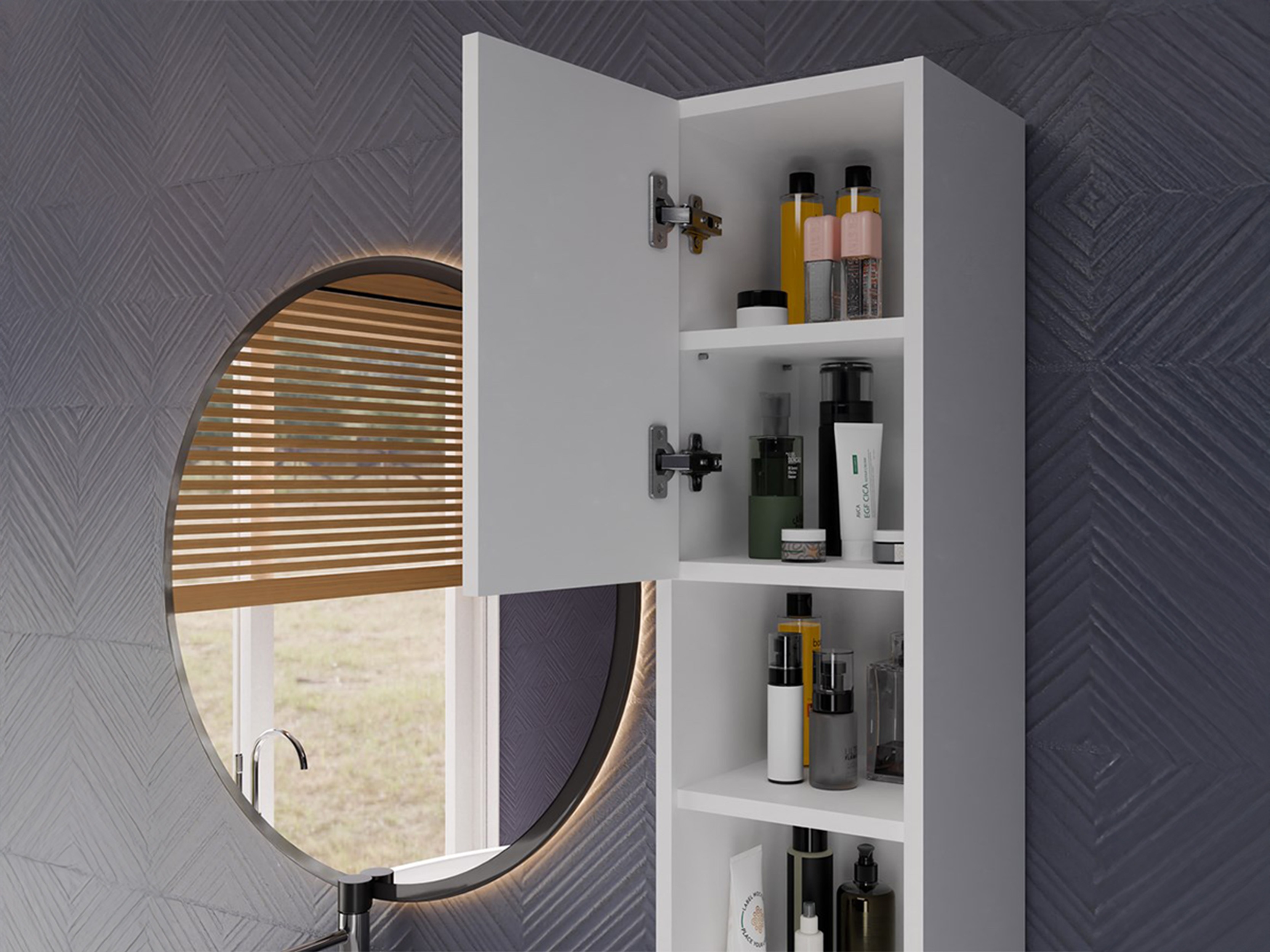 Pystymallinen kylpyhuonekaappi Mandeville 345