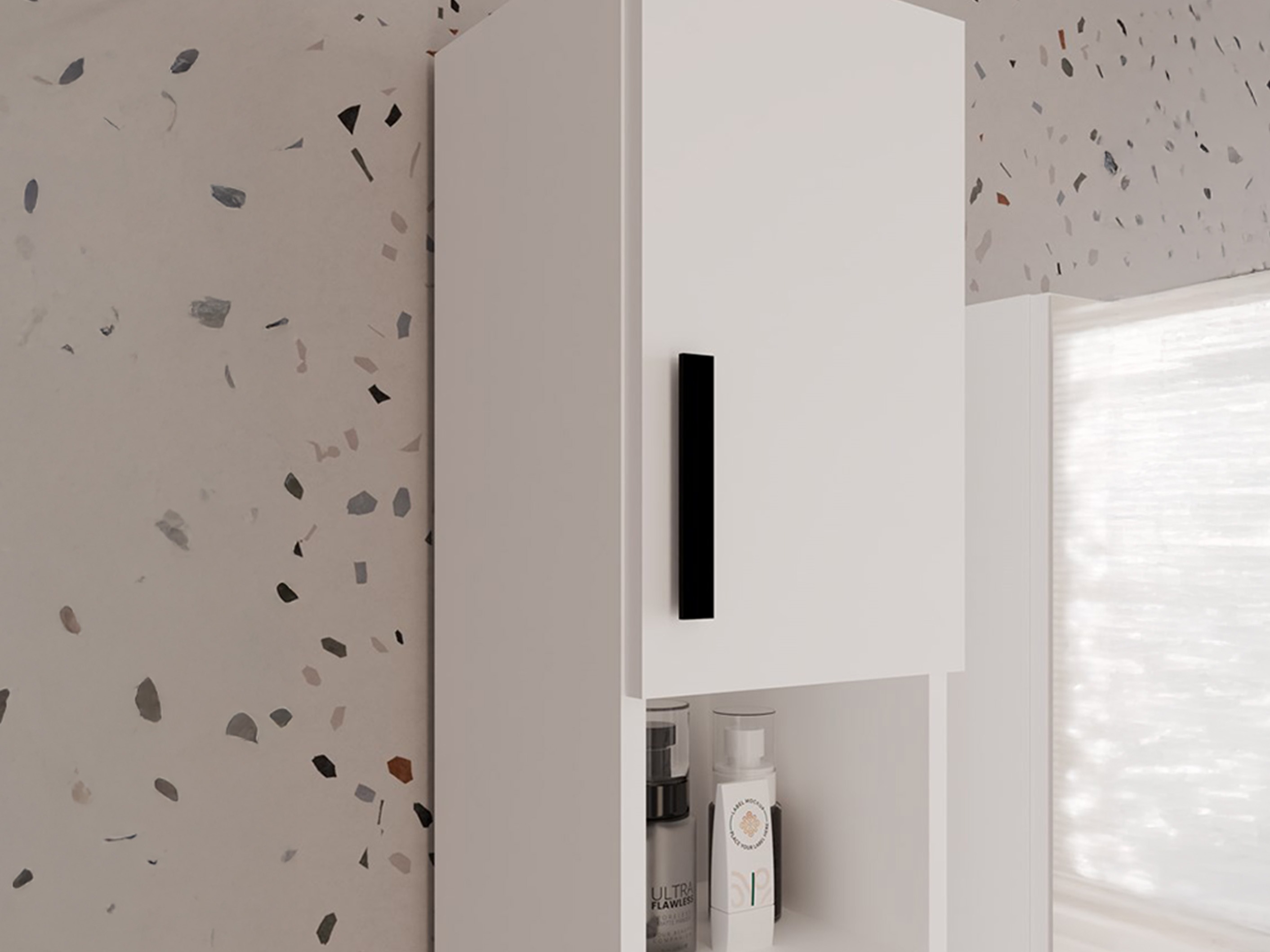 Pystymallinen kylpyhuonekaappi Mandeville 345