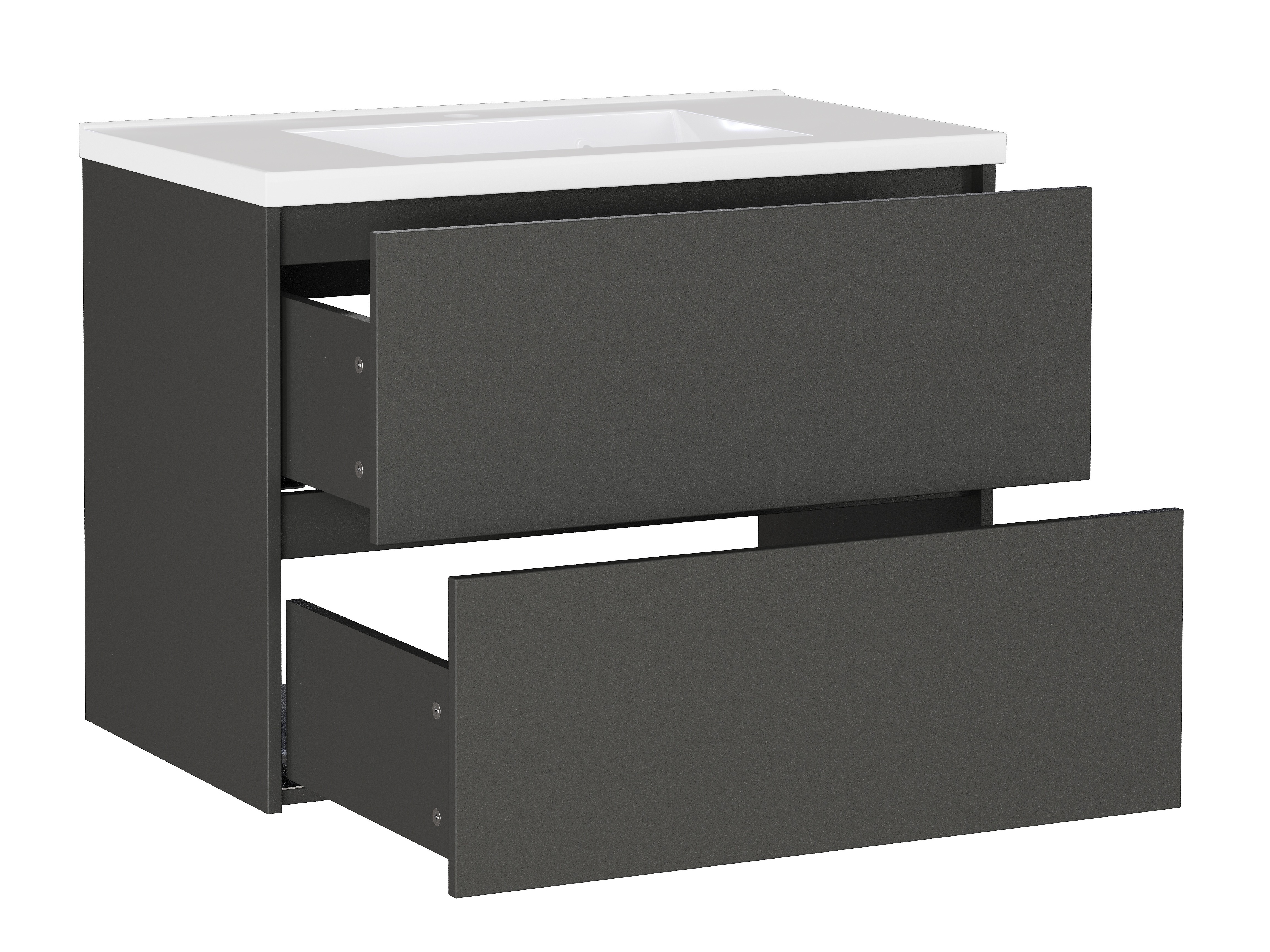 Kylpyhuoneen allasseinäkaappi Sacramento 523 (Grafiitti)