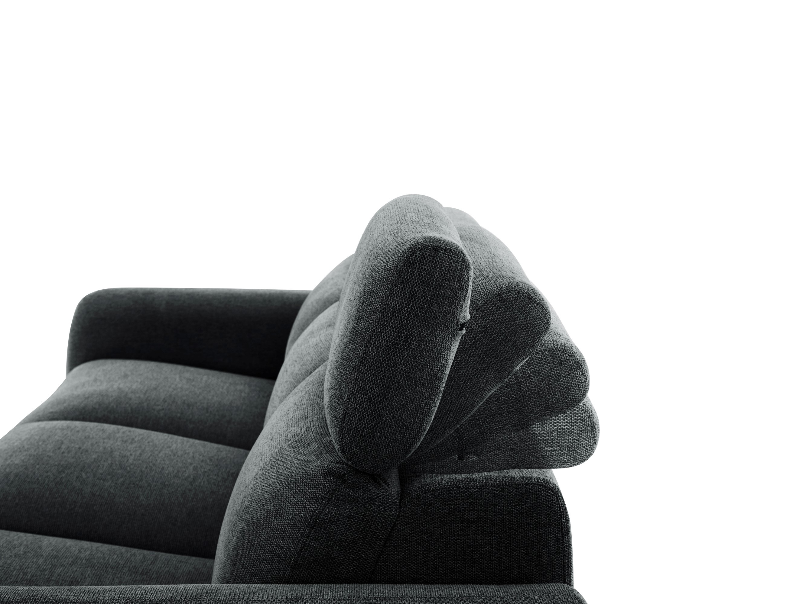 Kulmasohva kallistustoiminnolla Denton 1509 (Tummanharmaa)