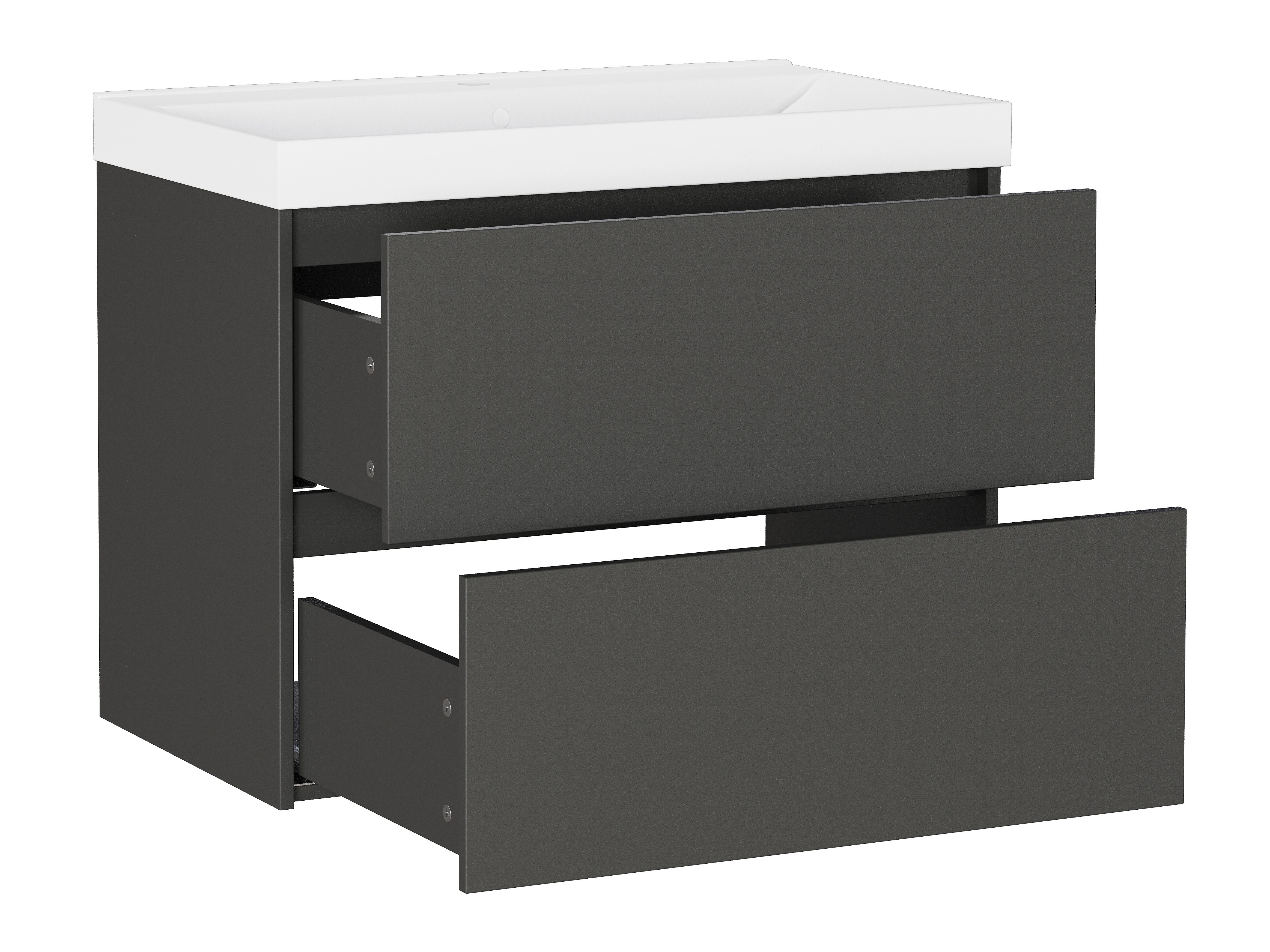 Kylpyhuoneen allasseinäkaappi Sacramento 525 (Grafiitti)