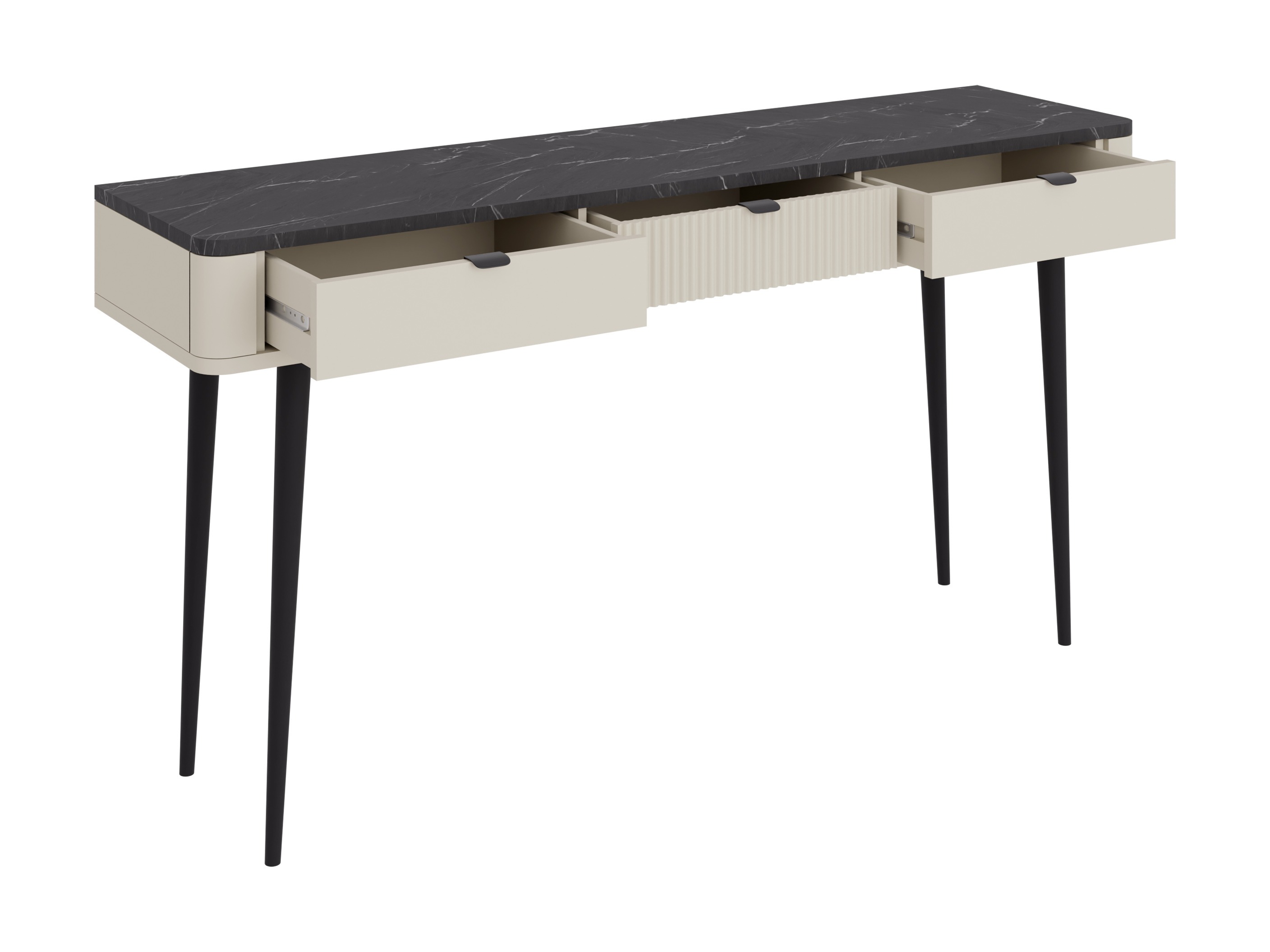 Kotitoimistosetti Lufela 123 (Kashmir + Harmaa marmori)