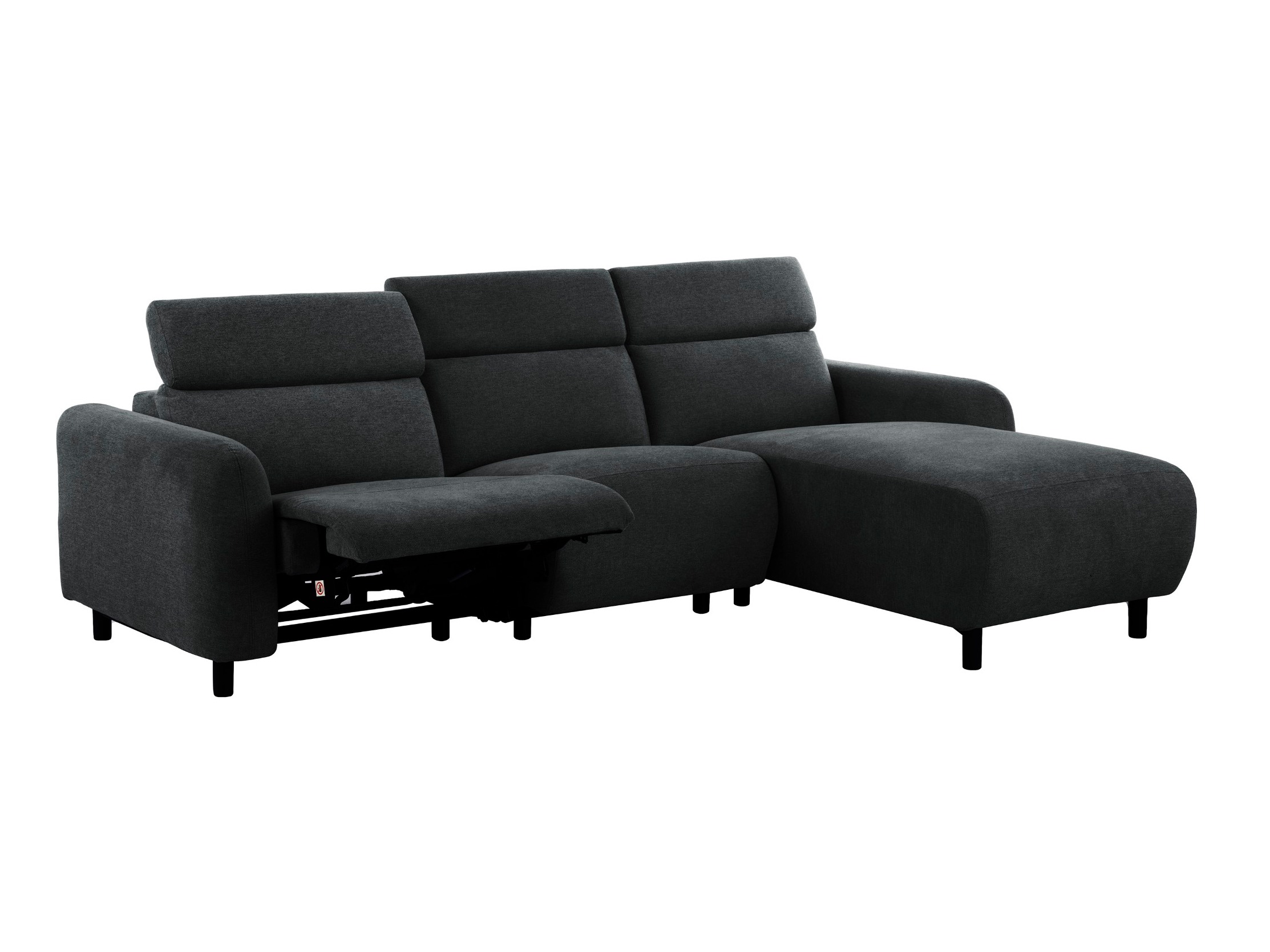 Kulmasohva kallistustoiminnolla Denton 1510 (Antrasiitti)