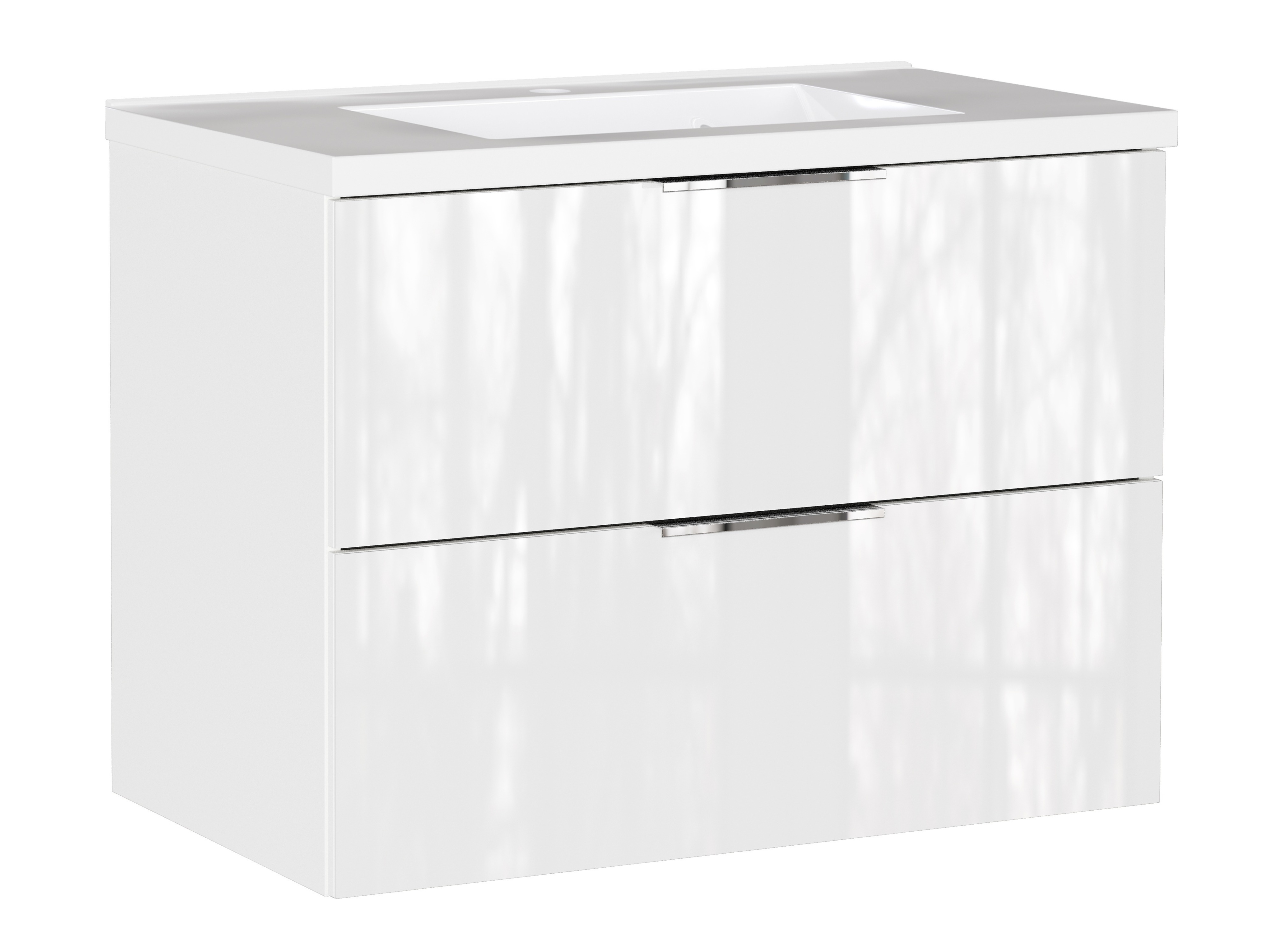 Kylpyhuoneen allasseinäkaappi Sacramento 526 (Kiiltävä valkoinen)