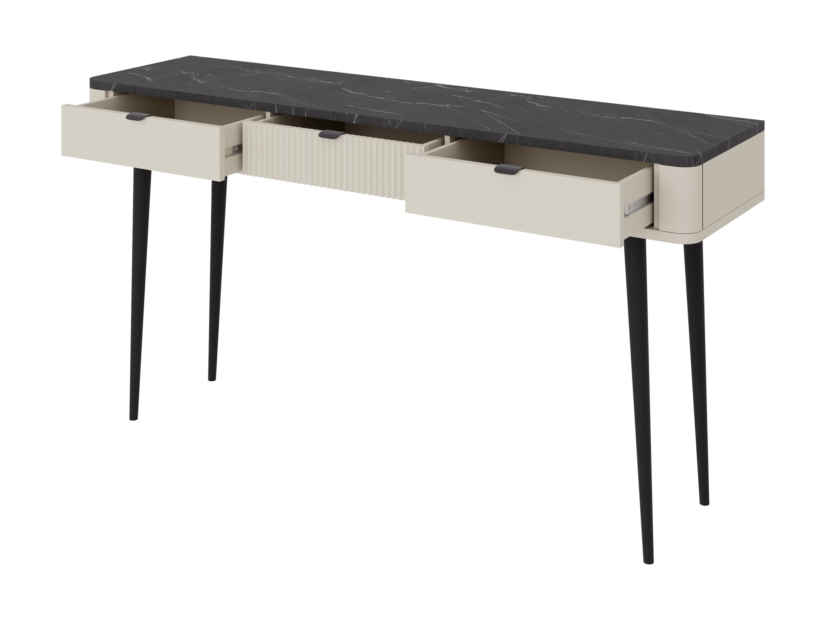 Työpöytä Lufela 114 (Kashmir + Harmaa marmori)
