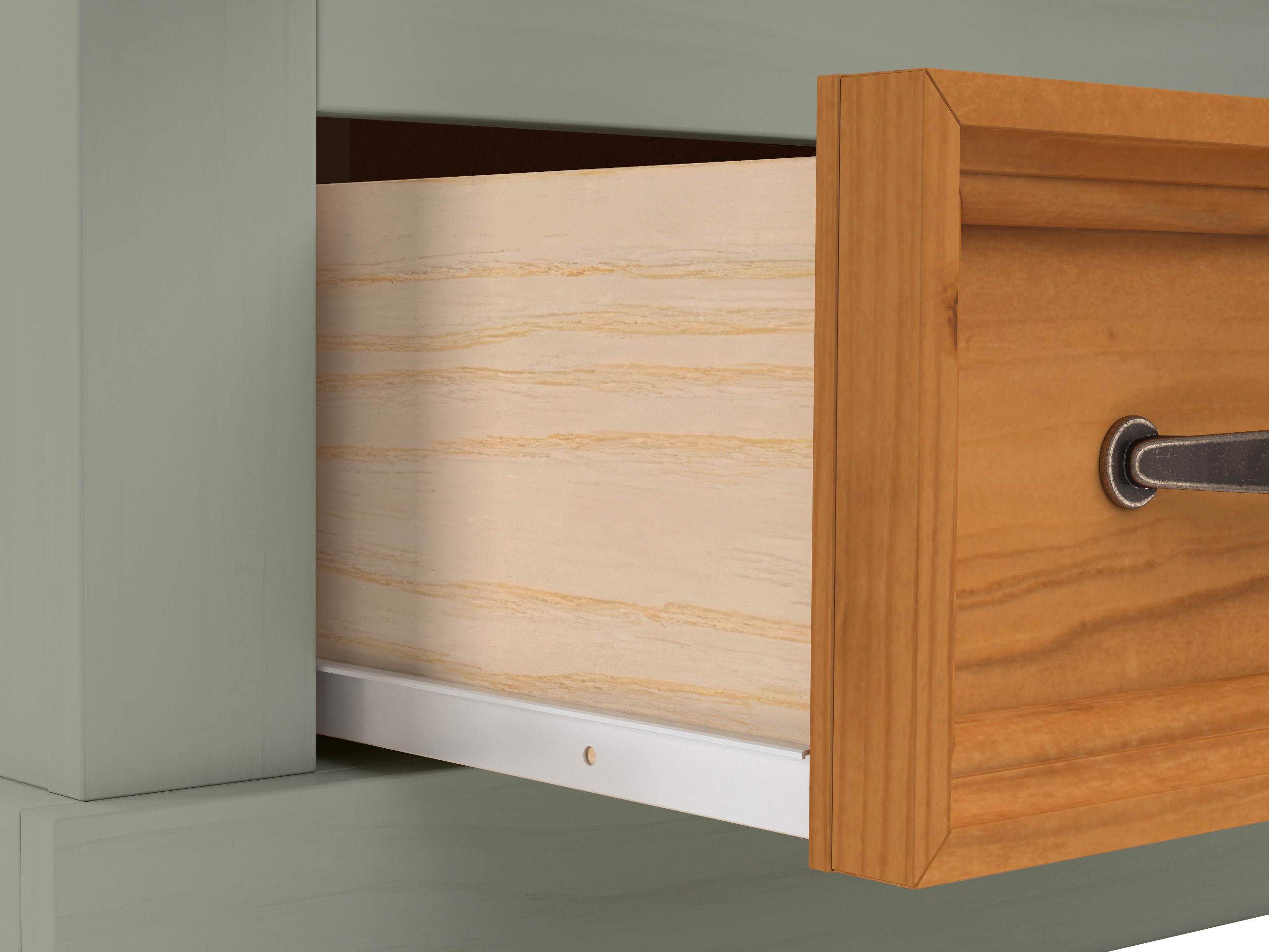 Vaatekaappi Tolelio 124 (Vihreä + Mänty)