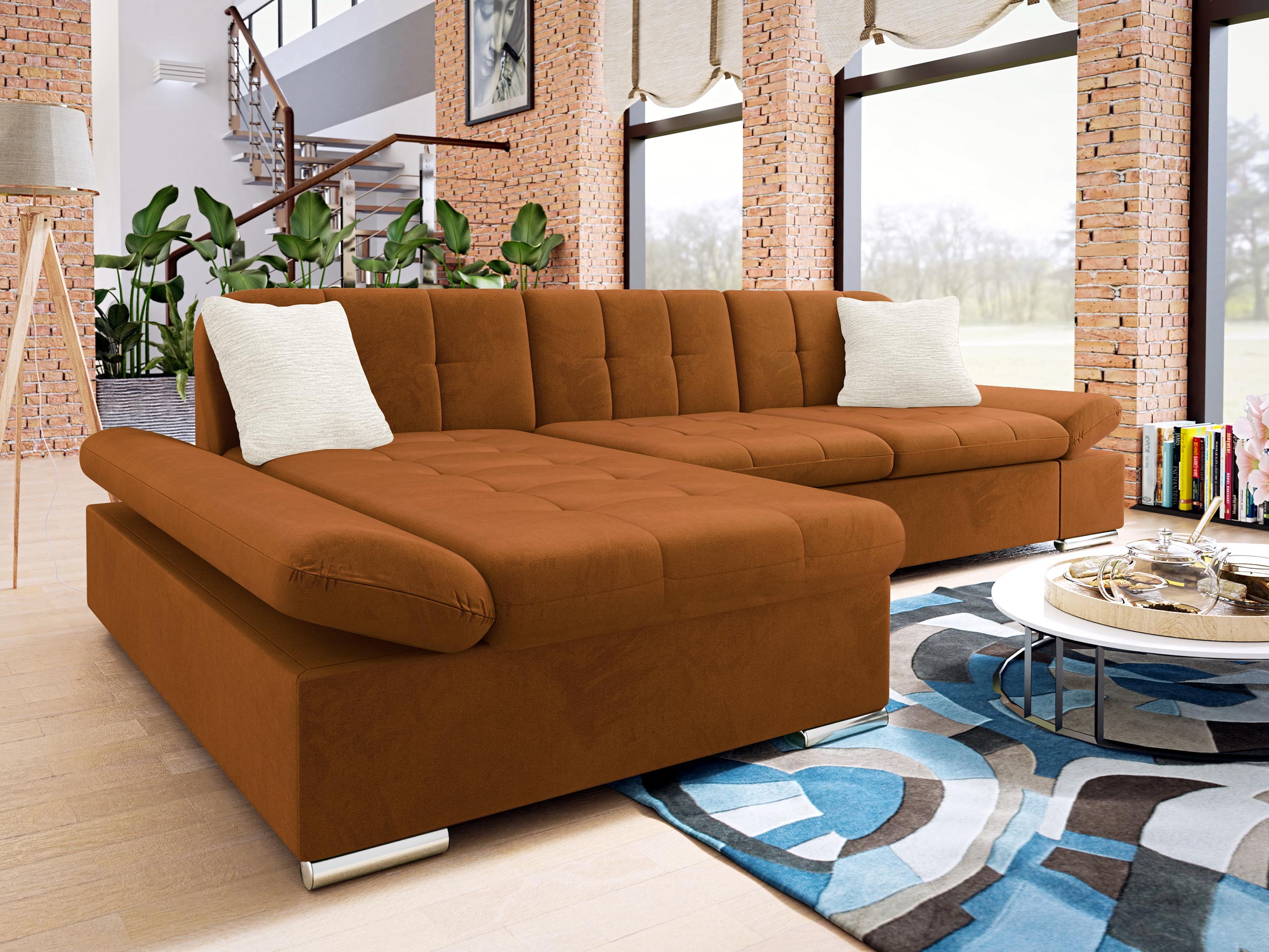 Kulmasohva Comfivo 250 (Piaei 21 + Mokka 03)