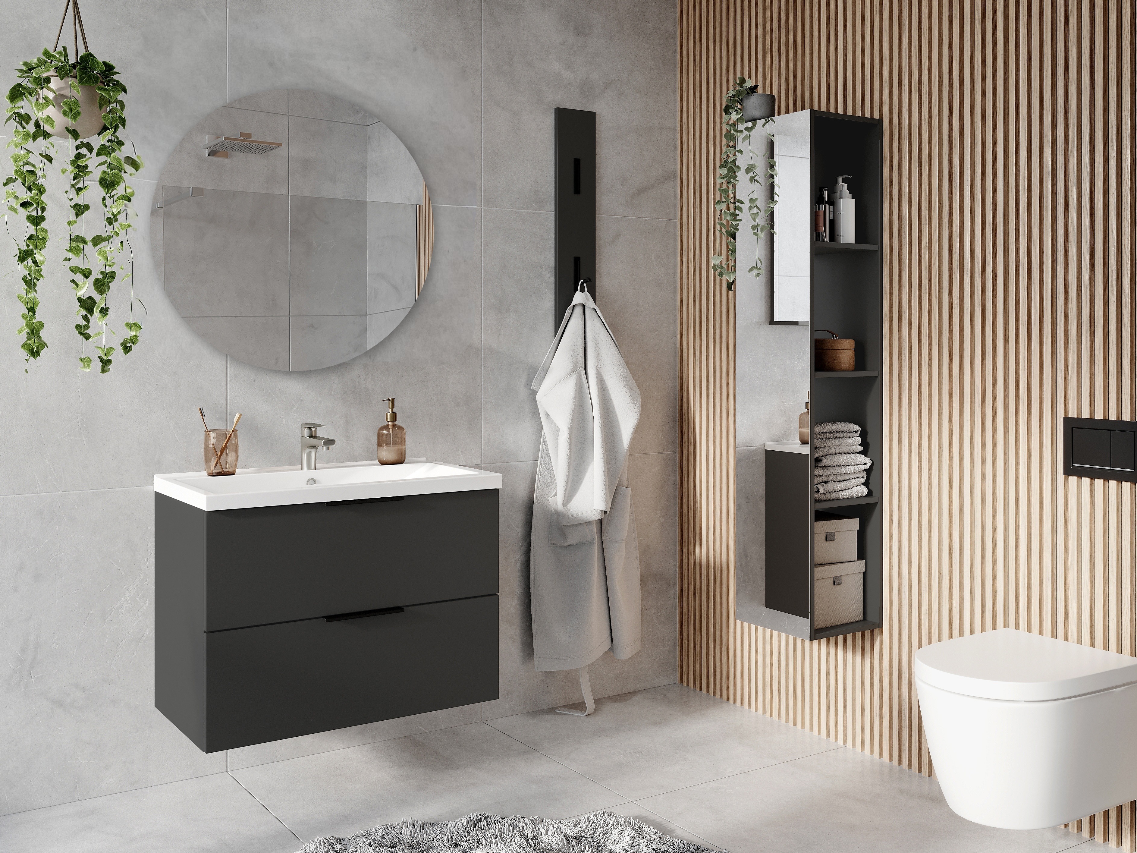 Kylpyhuoneen allasseinäkaappi Temeli 110