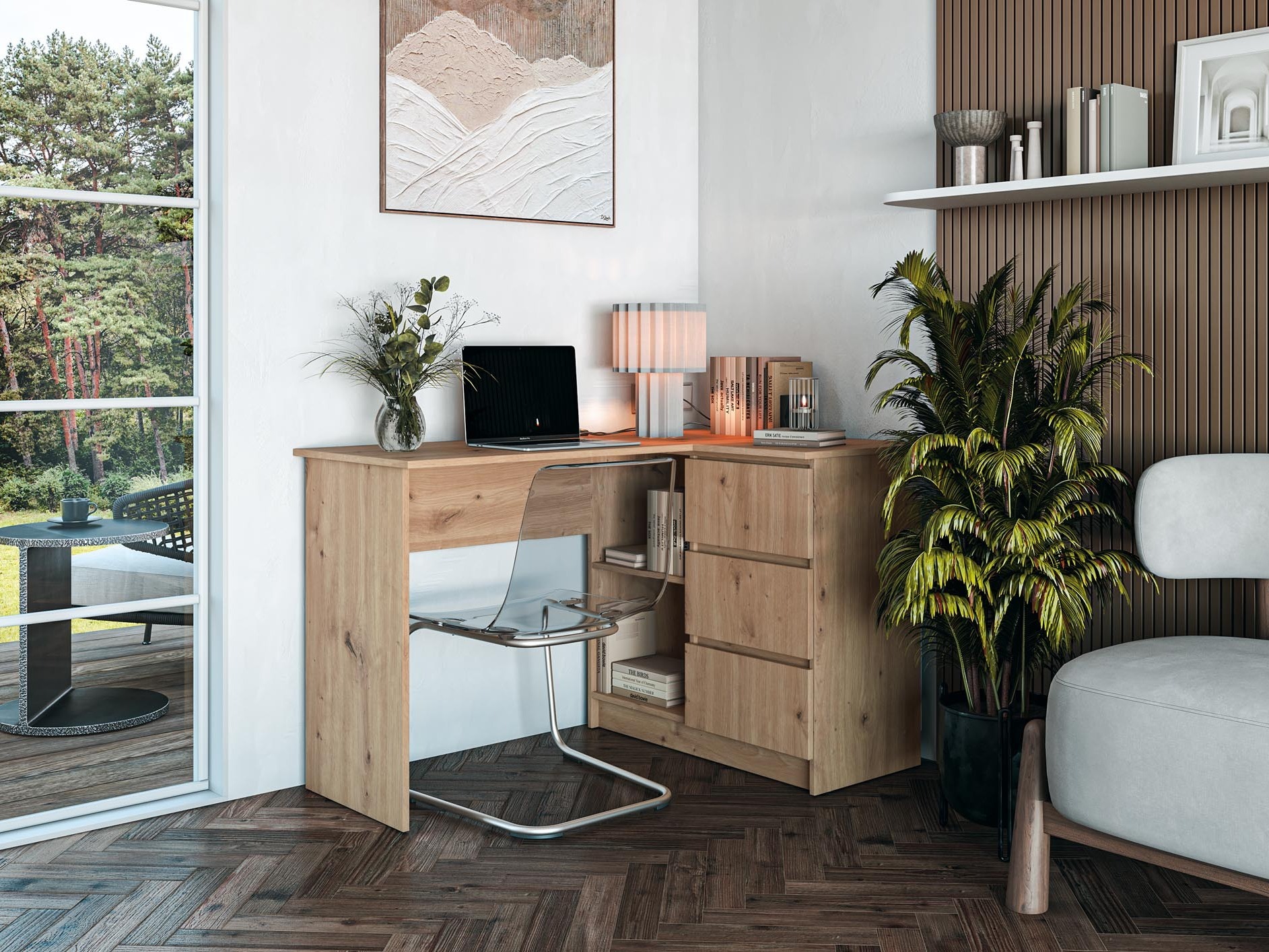 Kulmapöytä Houston 1950 (Artisaanitammi)