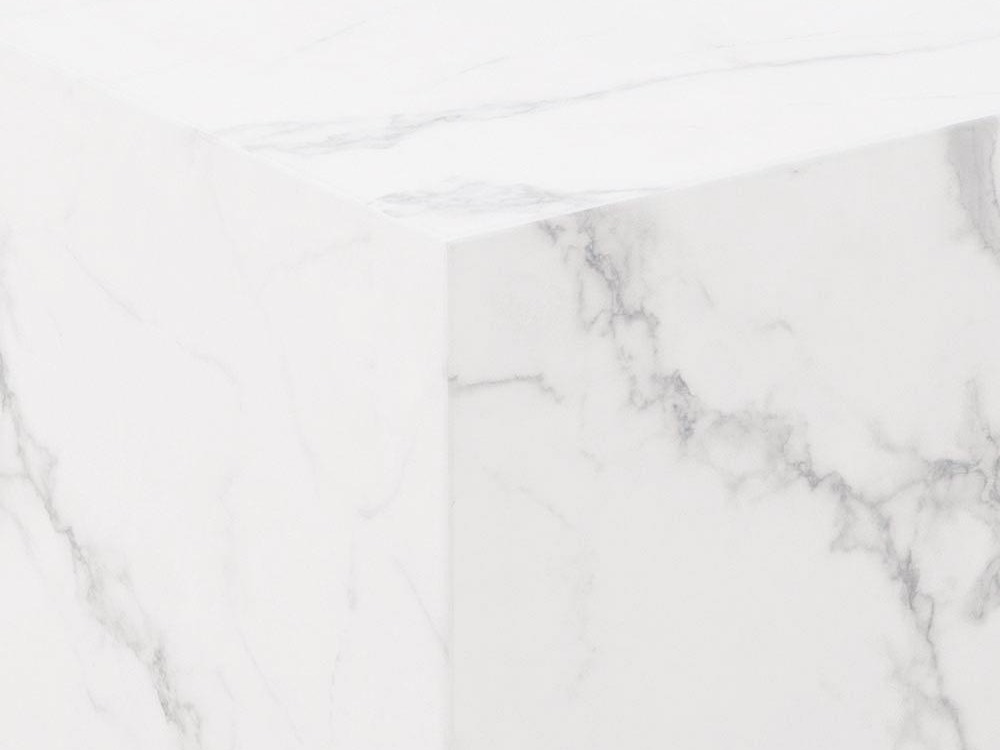 Sohvapöytäsetti Norsica 603 (Valkoinen marmori)