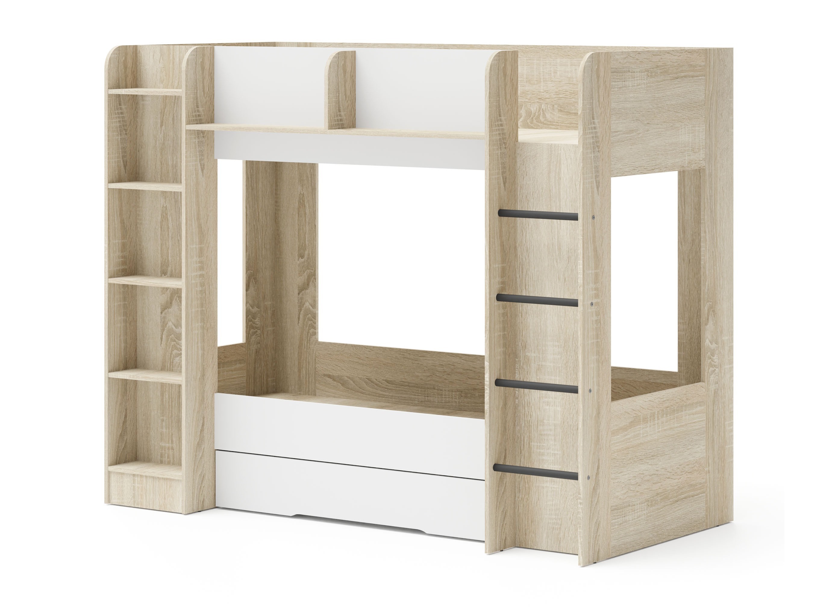 Lastenhuonesetti Elitenu 104 (Sonoma-tammi + Valkoinen)