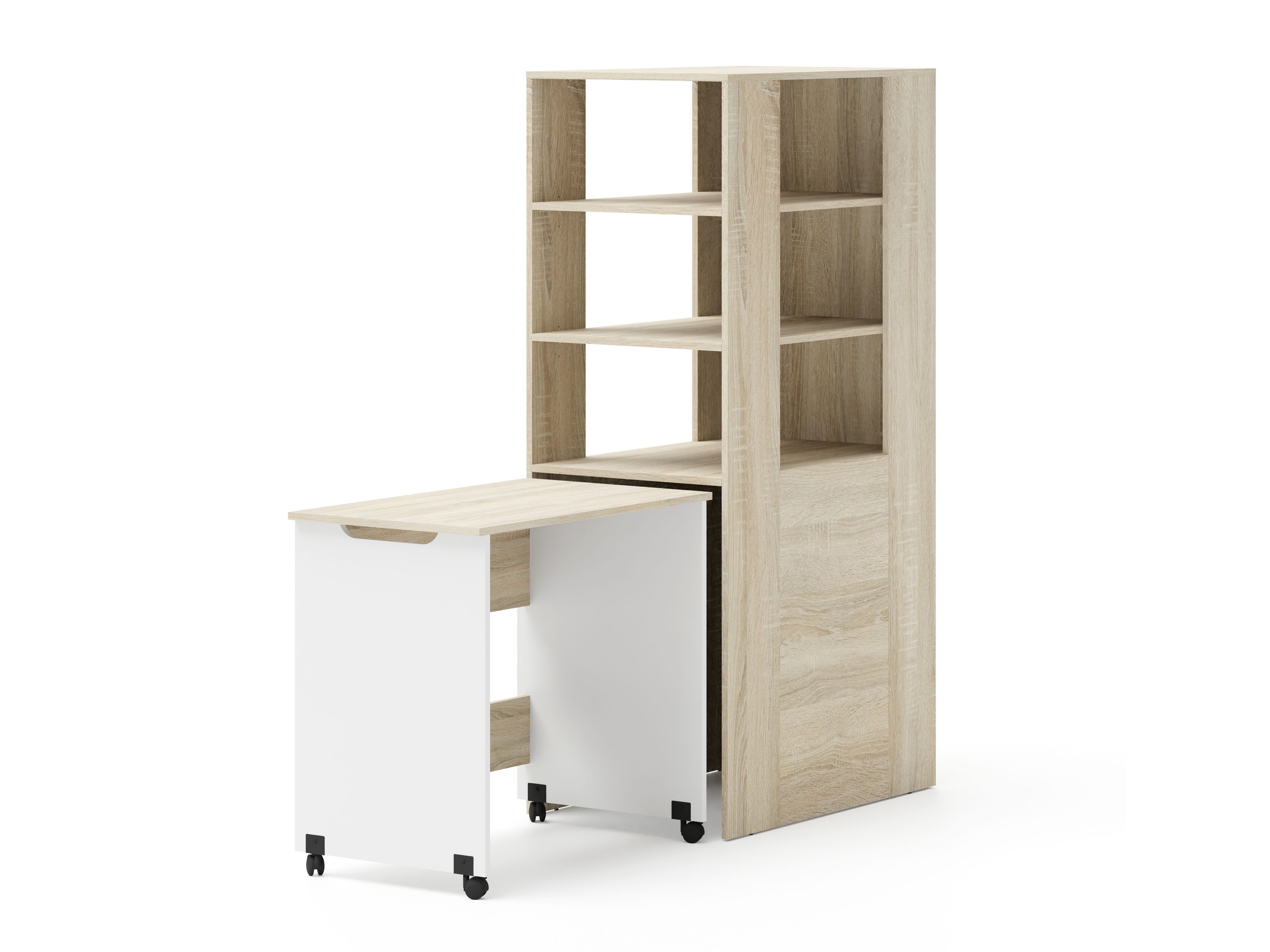 Lastenhuonesetti Elitenu 105 (Sonoma-tammi + Valkoinen)