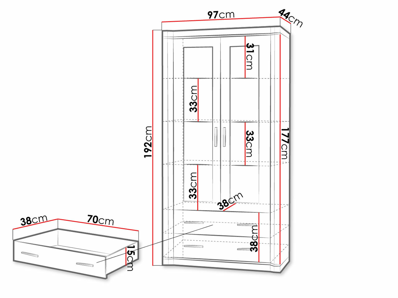 Hylly Lorelie 116 (Tryffeli tammi)