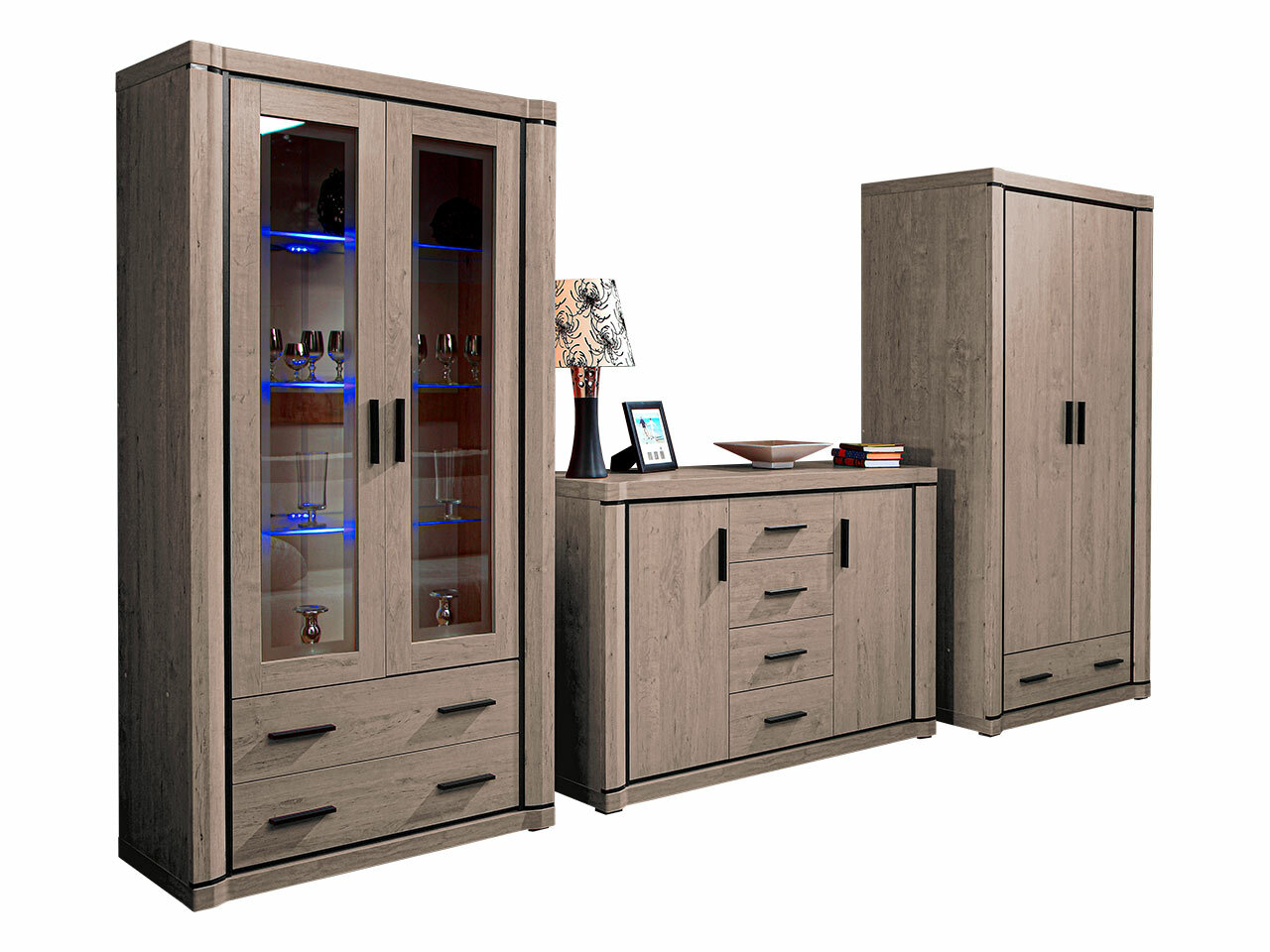 Olohuonesetti Lorelie 125 (Tryffeli tammi)