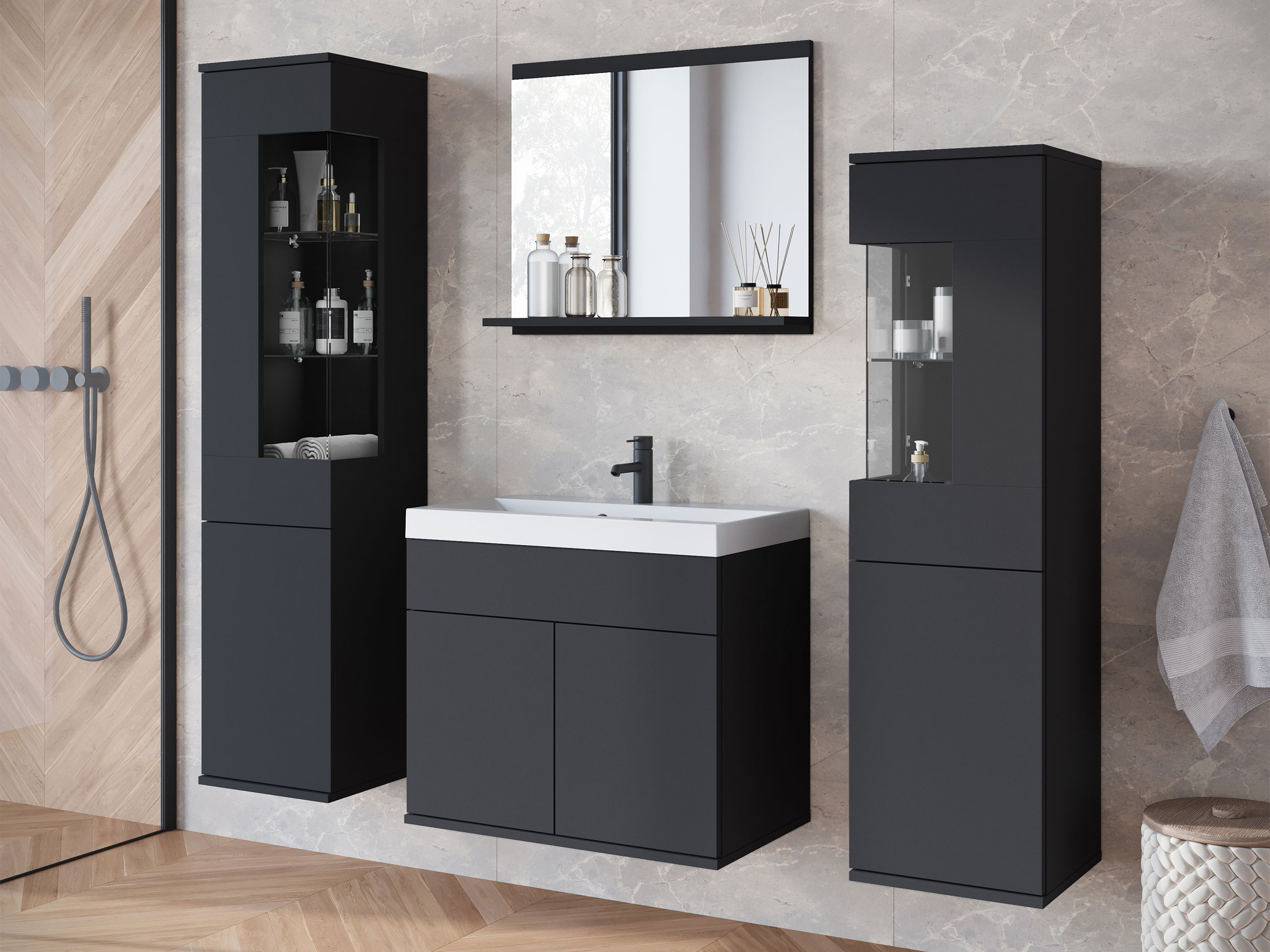 Kylpyhuonesetti Sarasota 194 (Grafiitti)