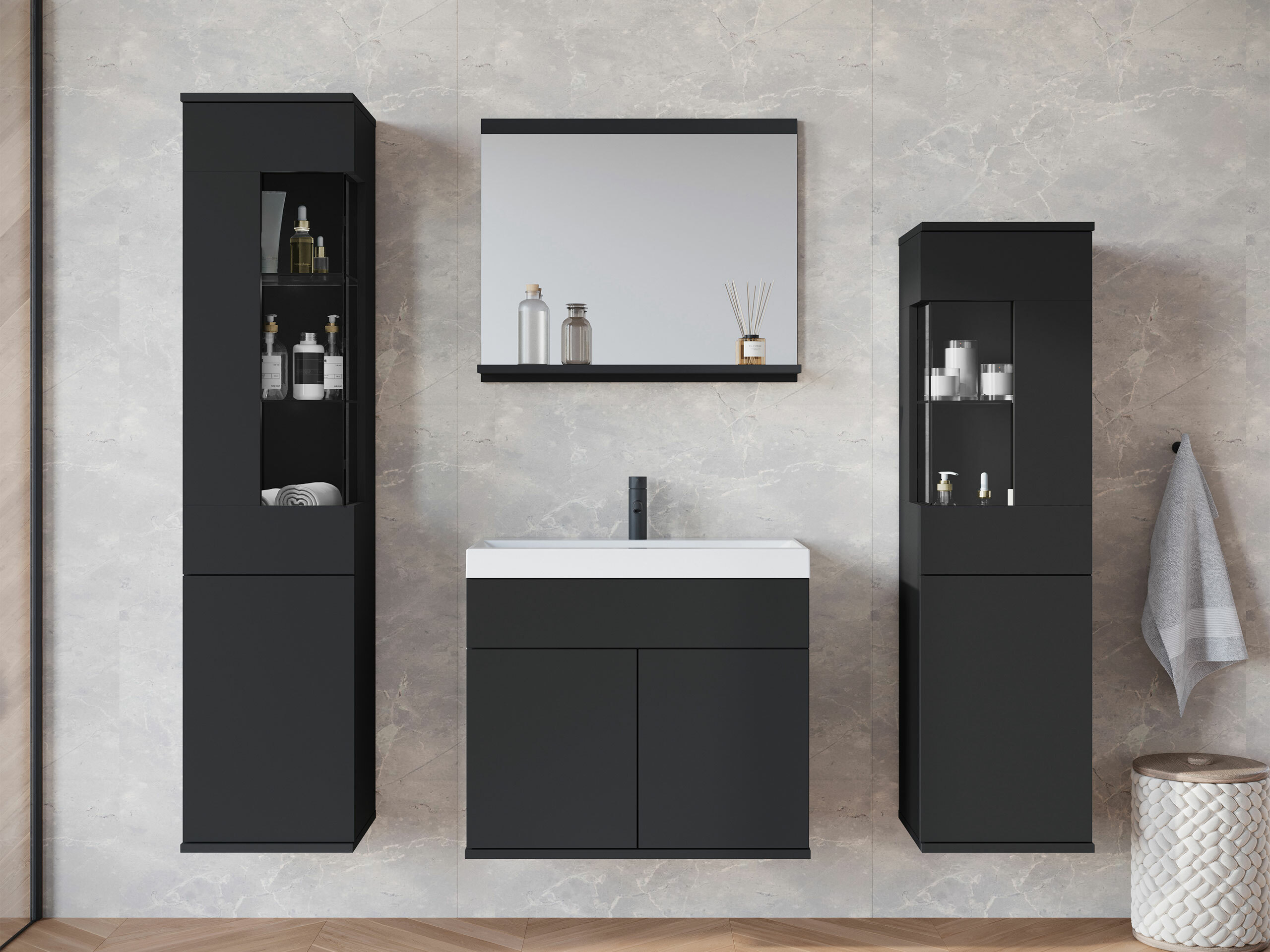 Kylpyhuonesetti Sarasota 194 (Grafiitti)