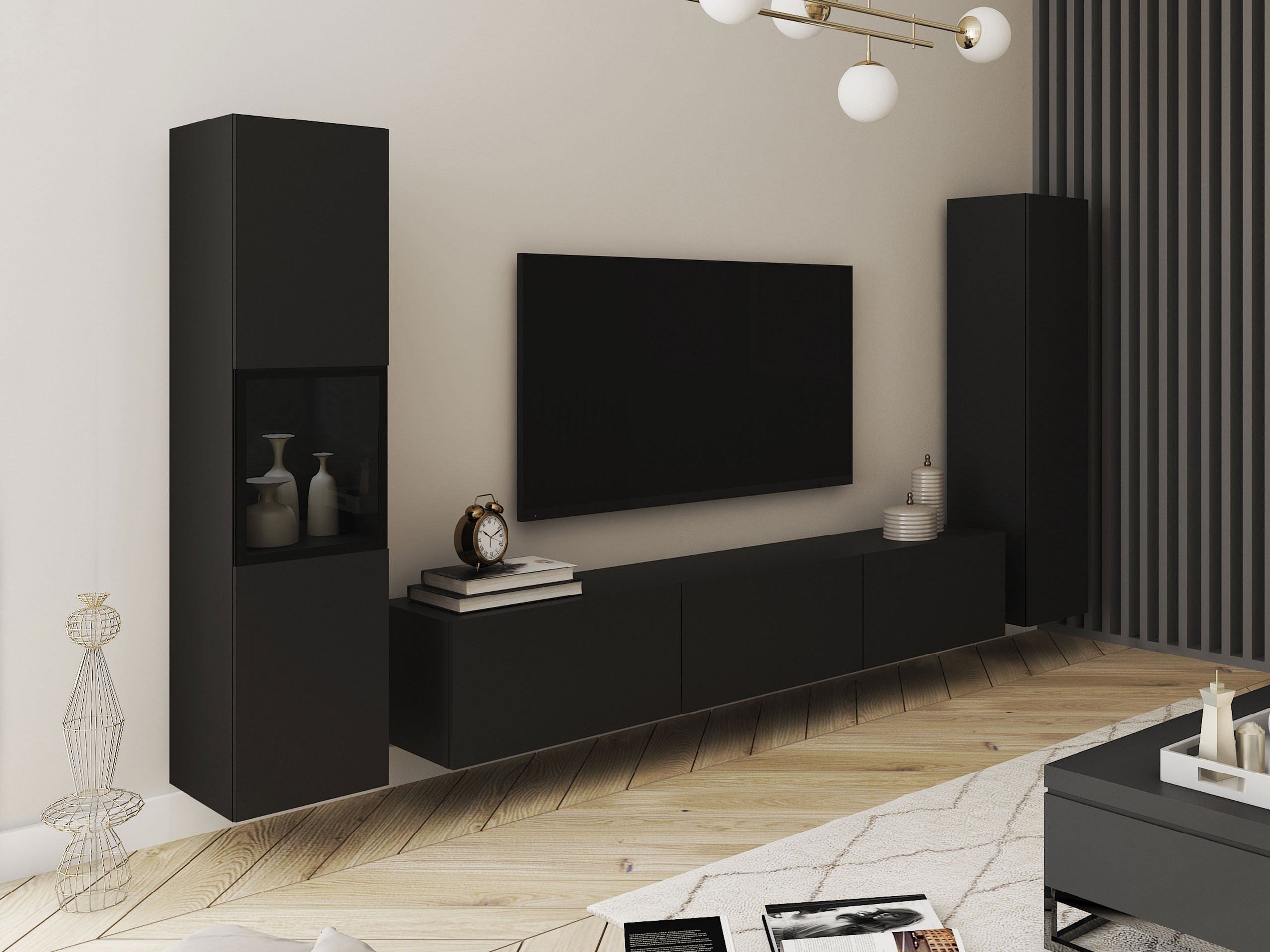 Olohuonesetti Sarasota 193 (Grafiitti)