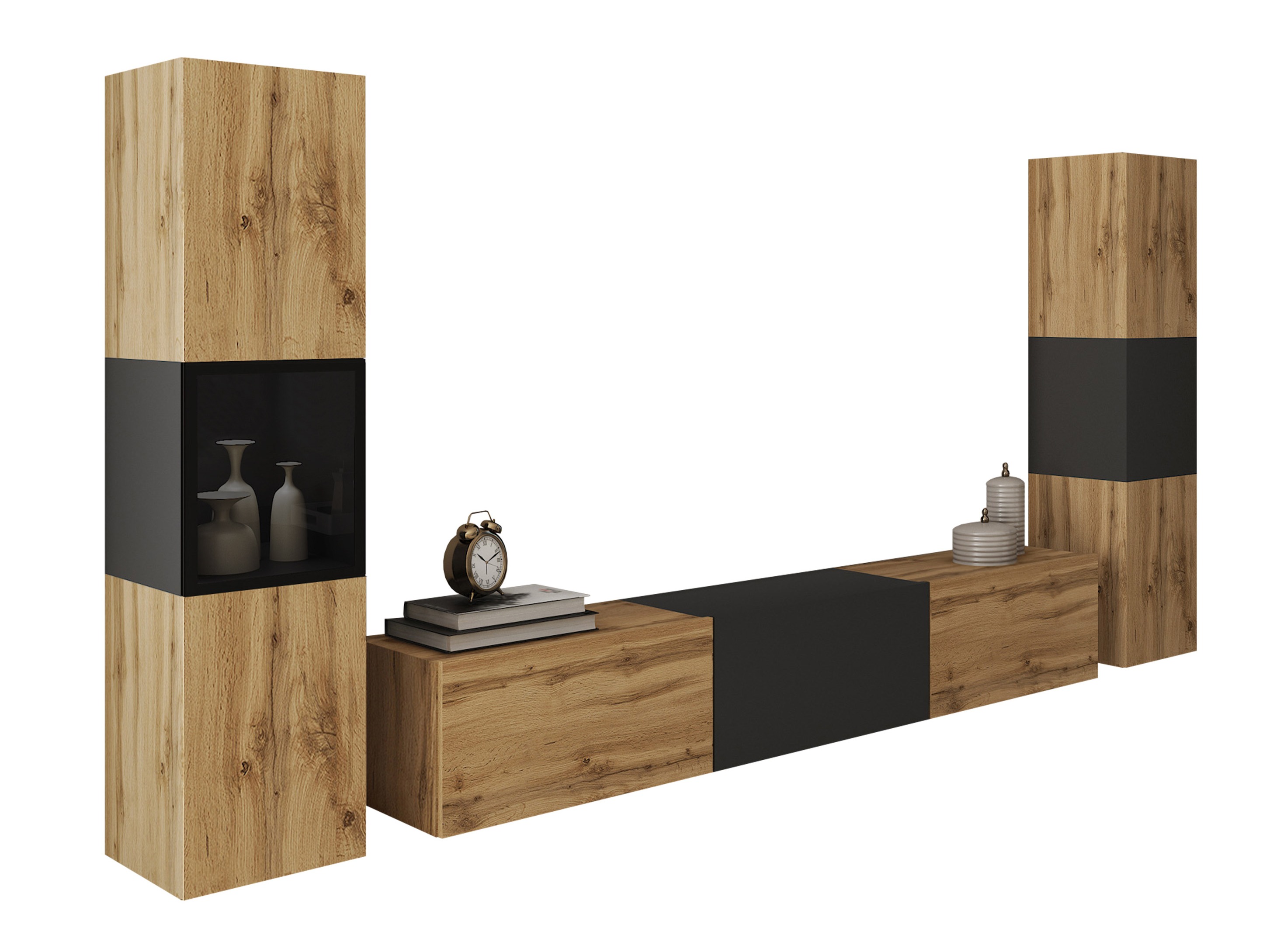 Olohuonesetti Sarasota 193 (Wotan tammi + Grafiitti)